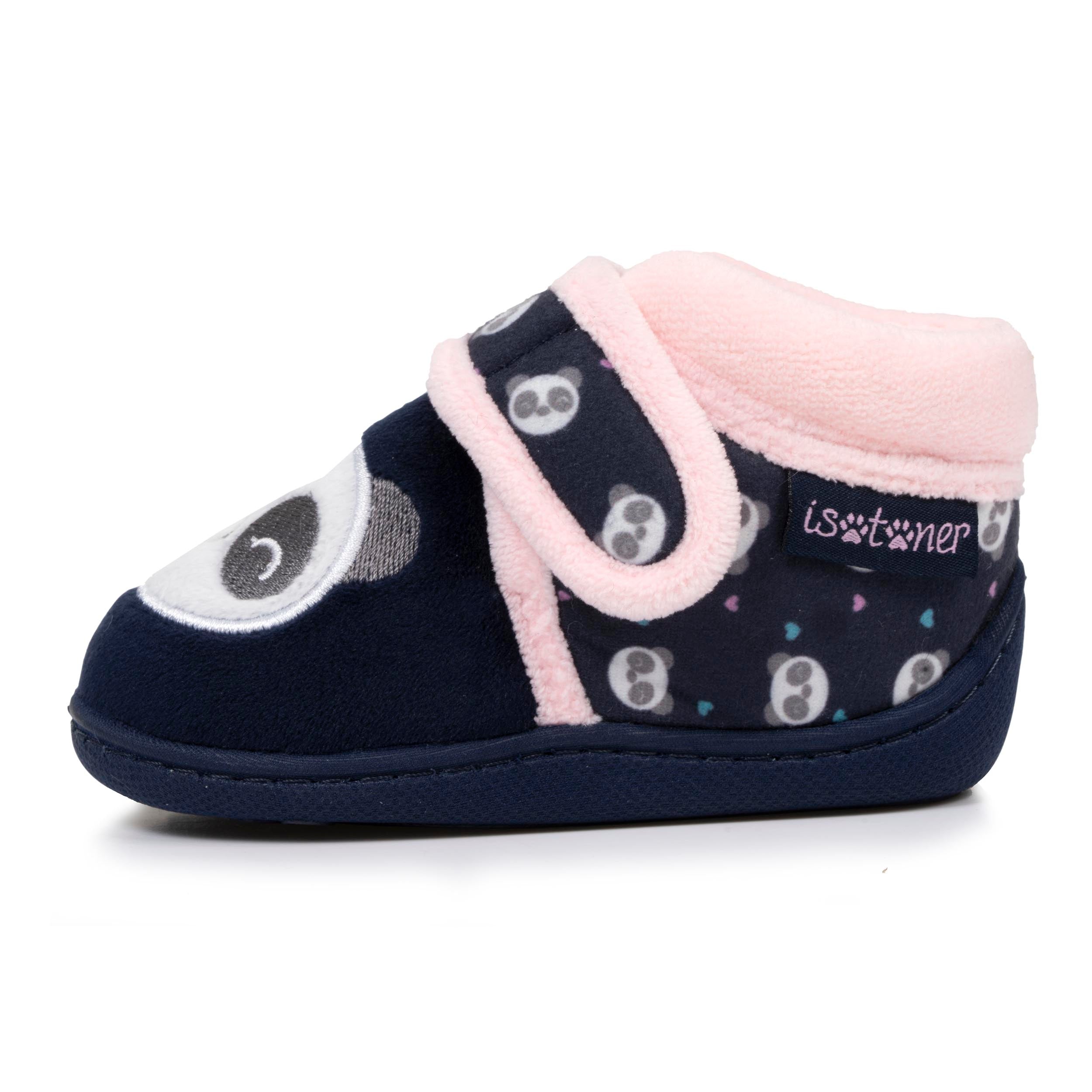 isotoner-bottillons-scratch-b-b-marine-panda-velours image 3