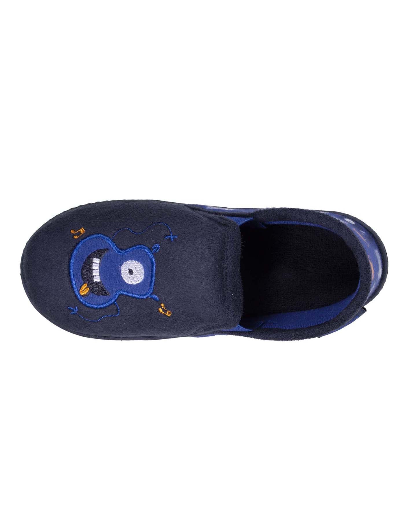 isotoner-chaussons-mocassins-enfant-monstre-su-dine-marine image 7