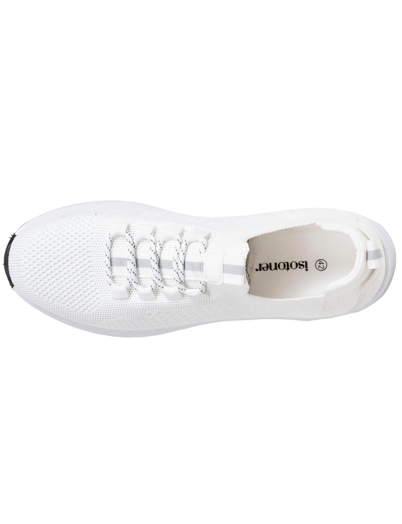 isotoner-basket-confort-homme-slip-on-blanc-lacets image 7