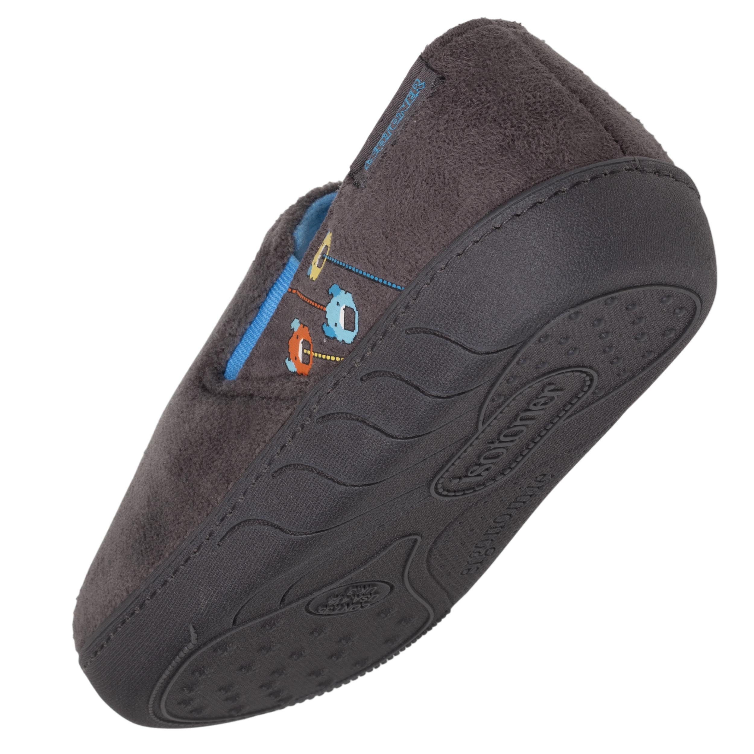 isotoner-chaussons-sans-g-nes-junior-pixels-polaire image 5