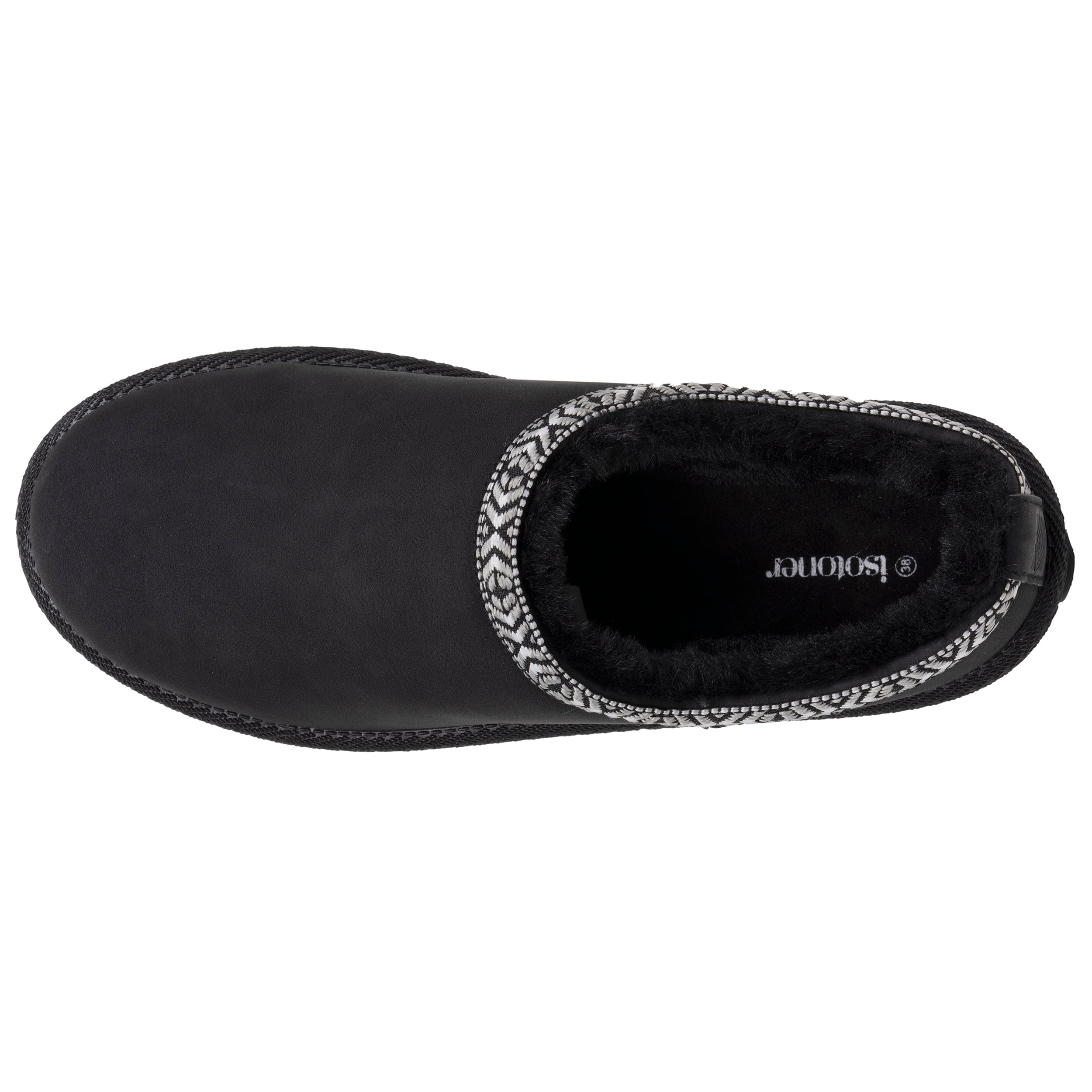 isotoner-sabots-cozy-femme-fourr-s-noir-everywear image 3