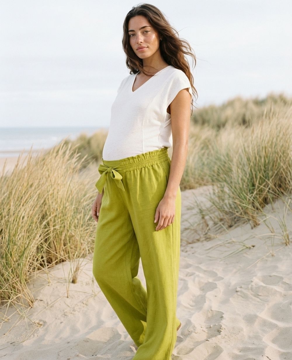 cache-c-ur-sahel-pantalon-de-grossesse-anis image 1