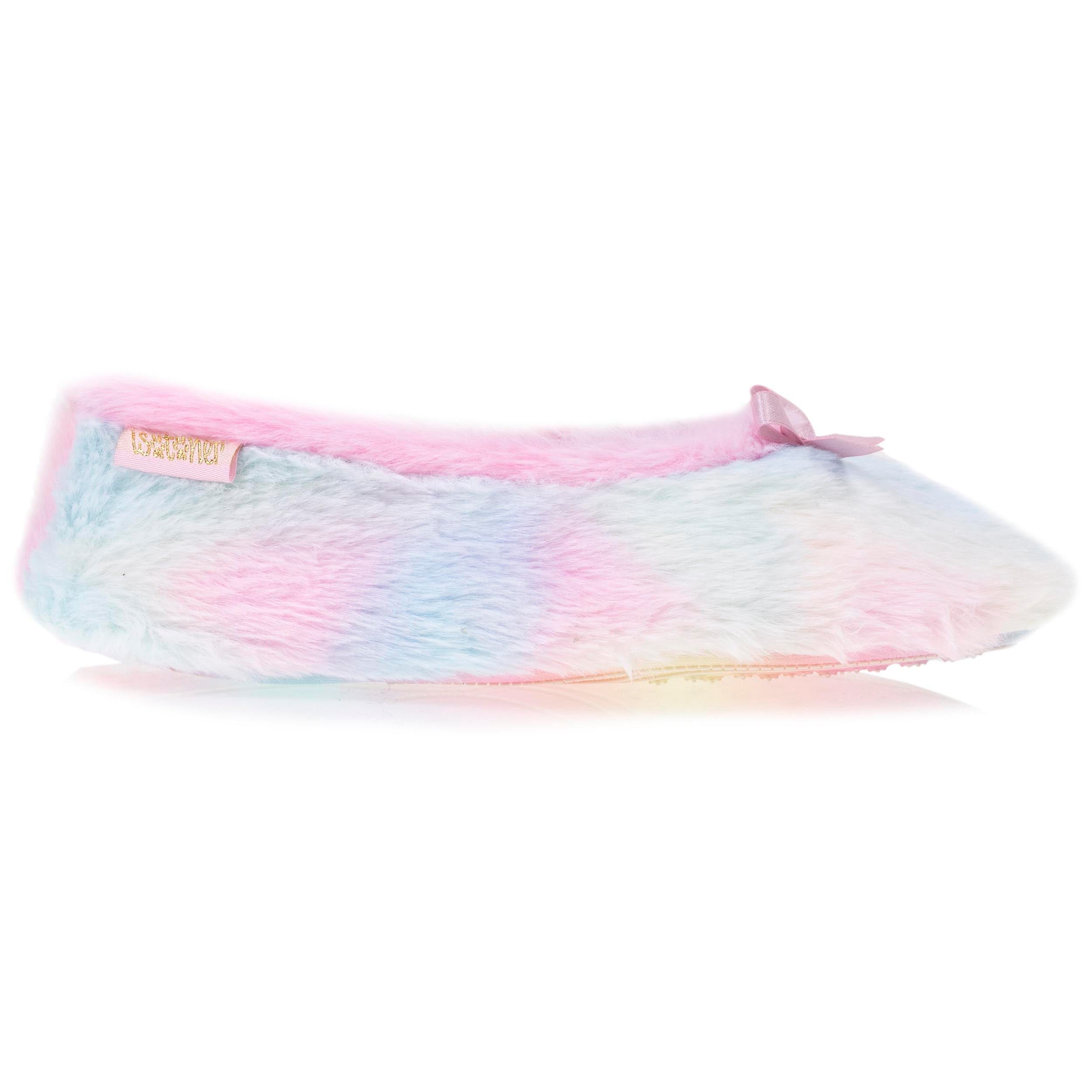 isotoner-chaussons-ballerines-junior-multico-rose image 8