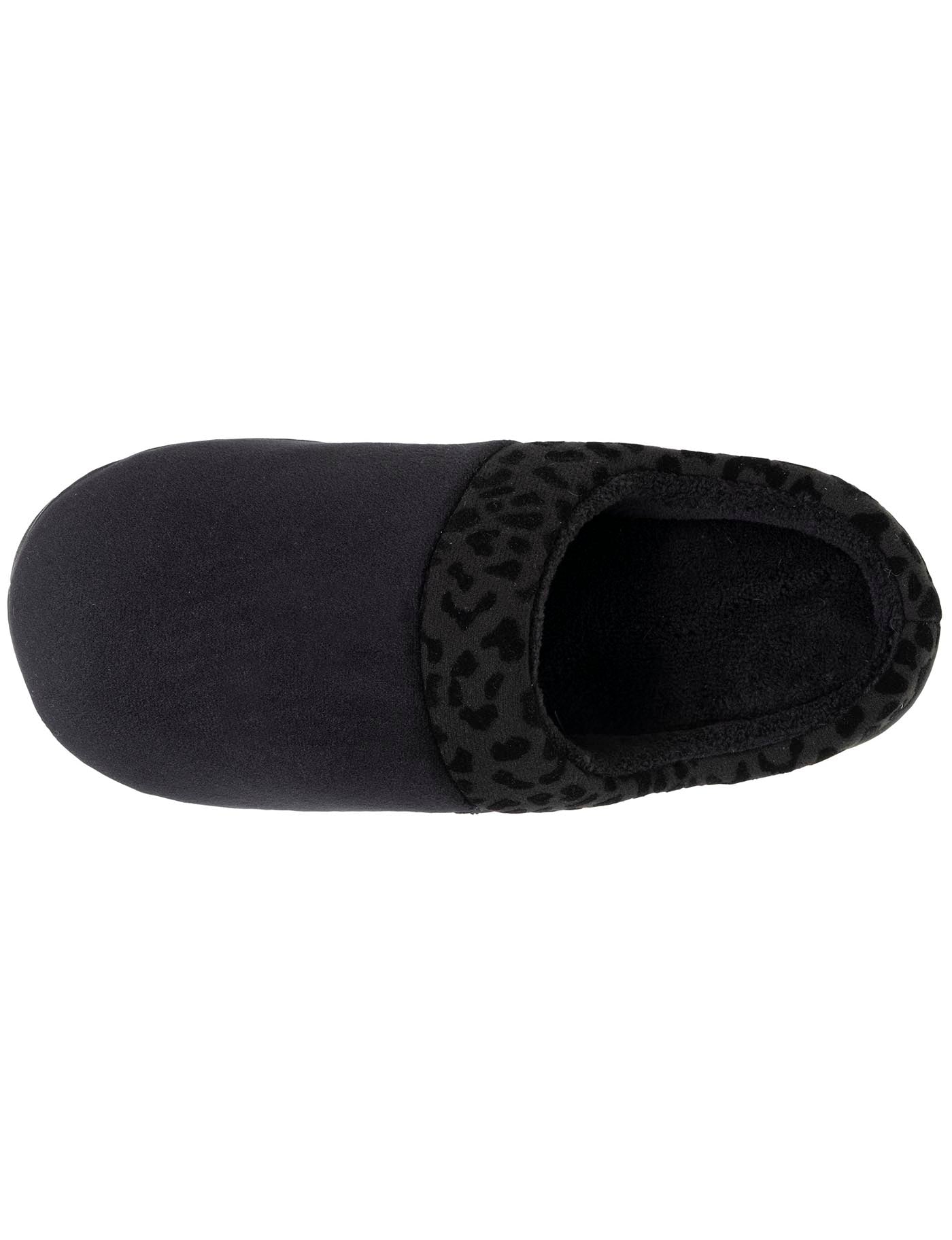 isotoner-chaussons-mules-plateforme-l-opard-noir-femme image 7