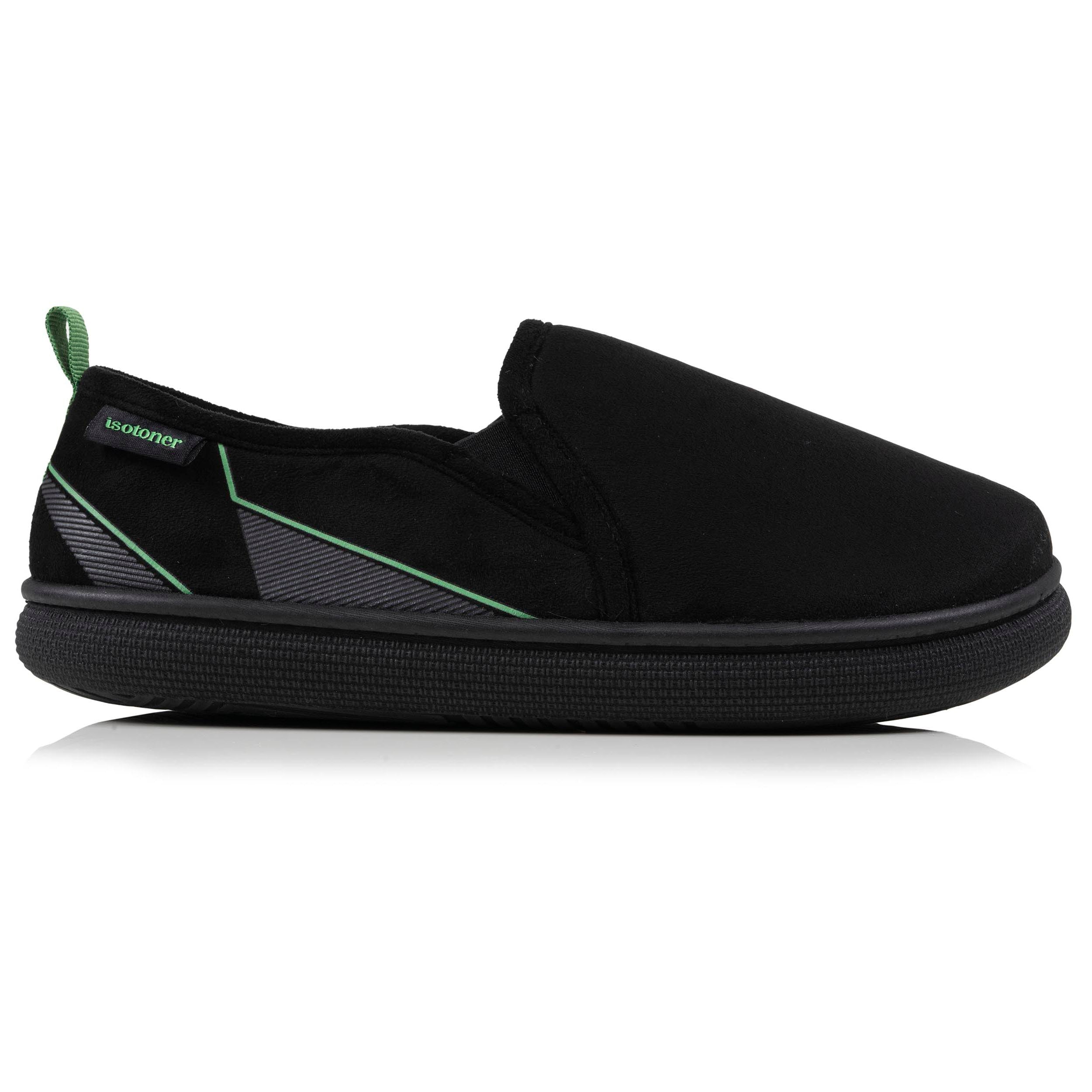 isotoner-bloup-chaussons-slippers-homme-noir image 8