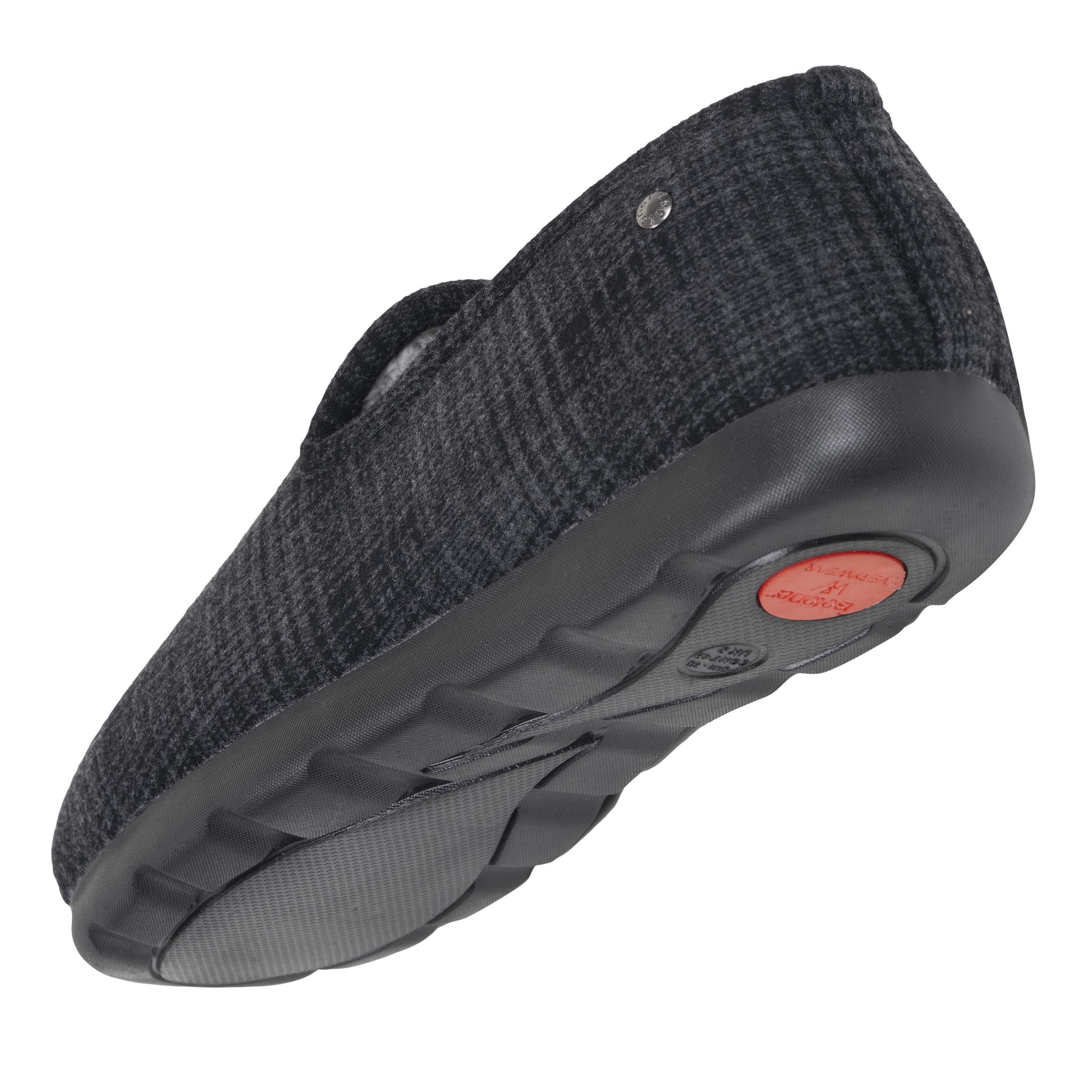 isotoner-chaussons-charentaises-homme-tartan-noir image 5