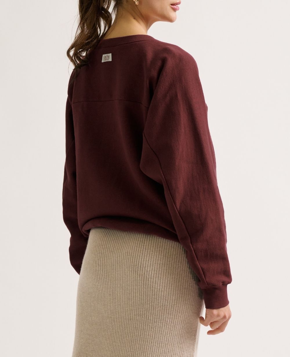 cache-c-ur-mom-sweat-de-grossesse-et-allaitement-prune image 5