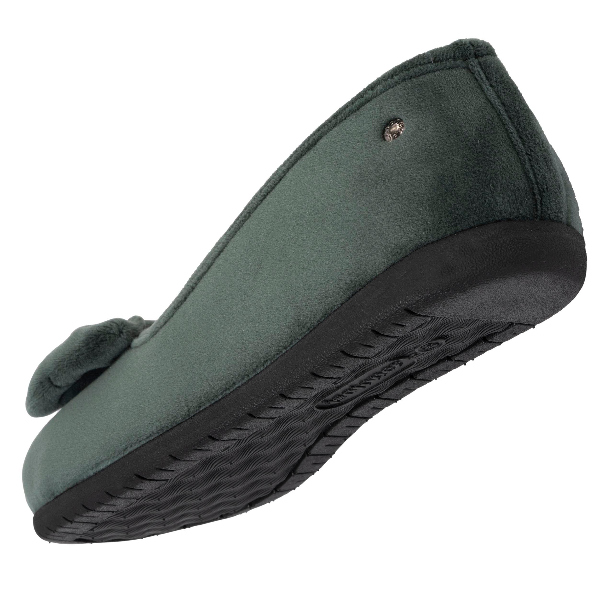 isotoner-chaussons-ballerines-confort-femme-sauge-everywear image 5