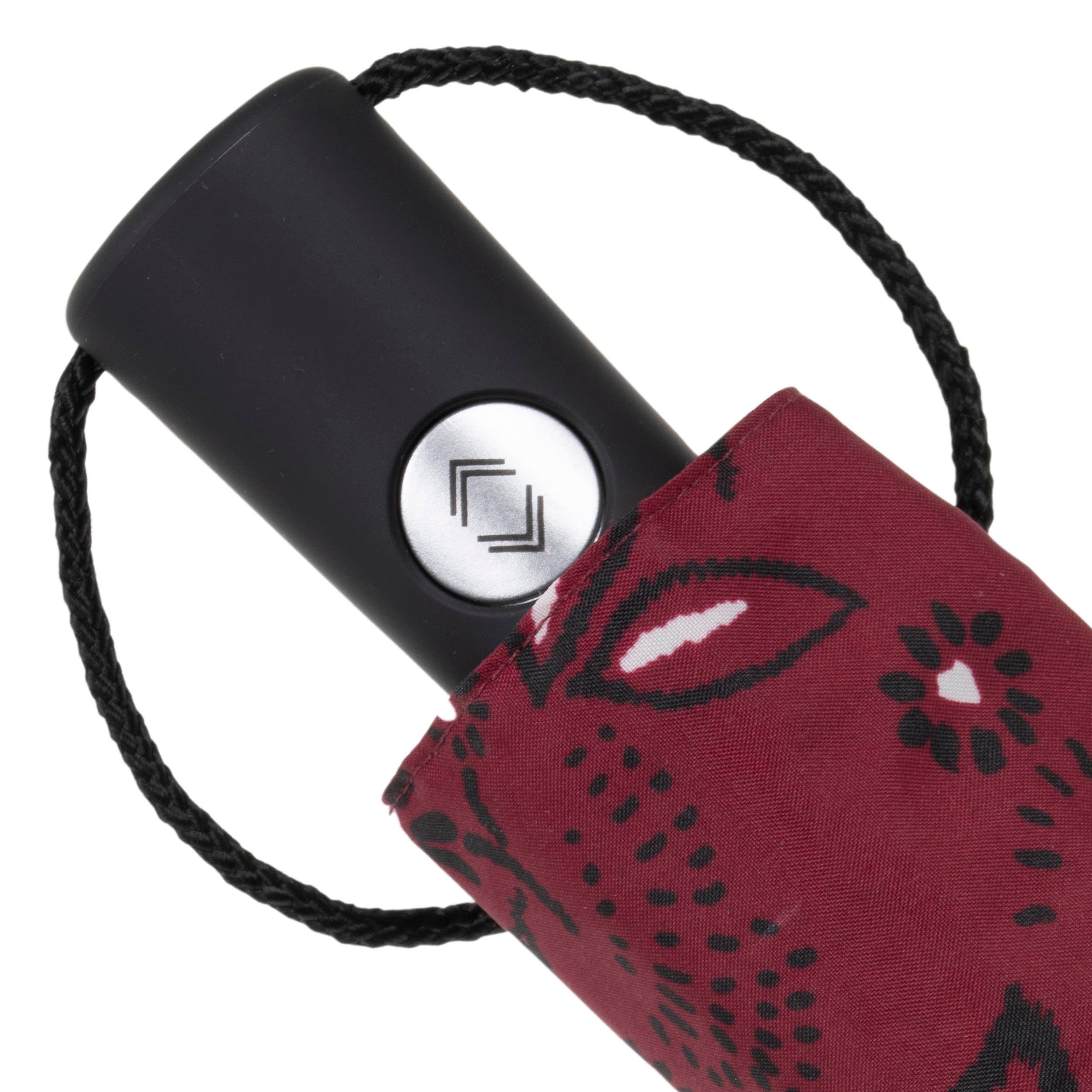 isotoner-parapluie-auto-bandana-bordeaux image 5