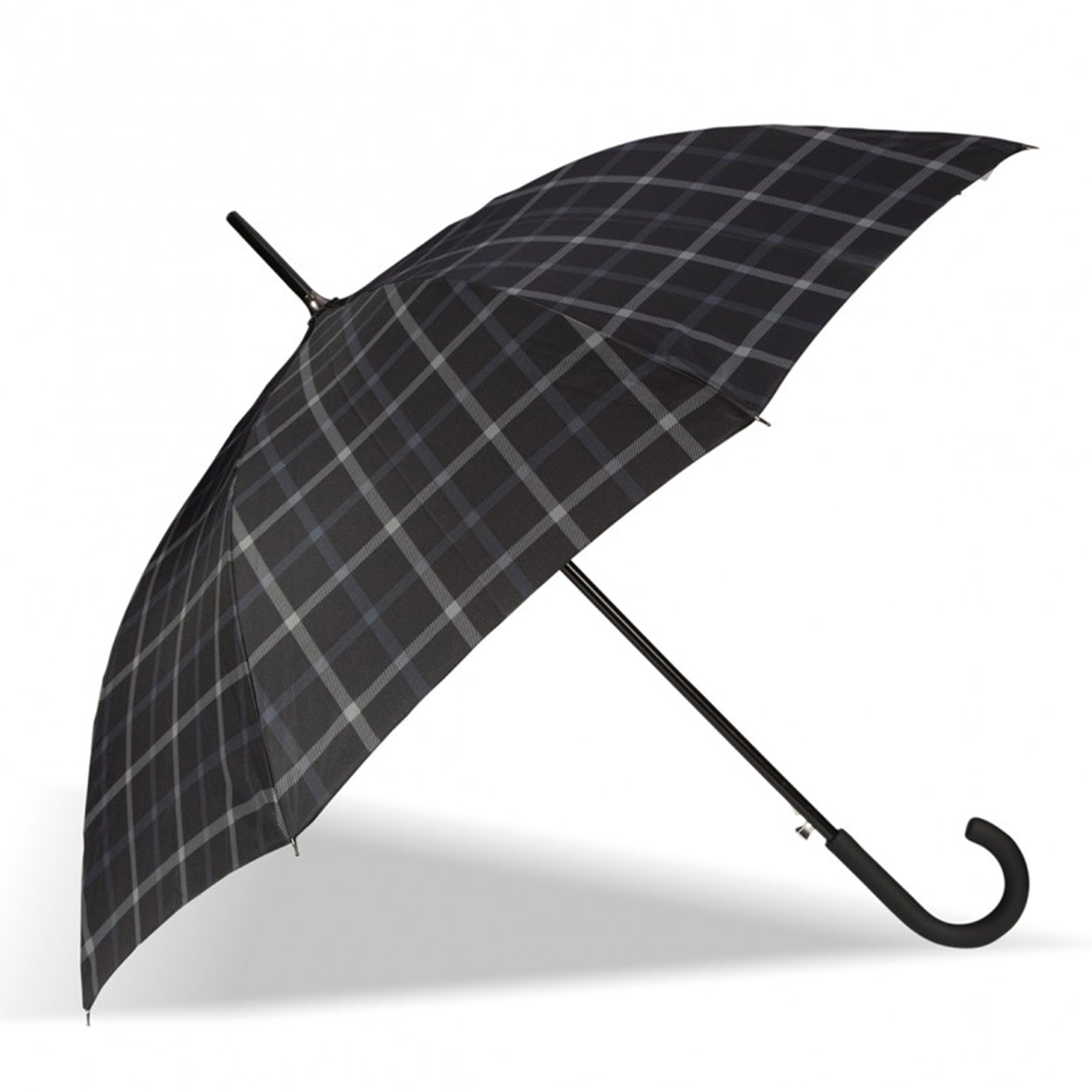 isotoner-parapluie-canne-auto-carreaux-d-perlant image 1