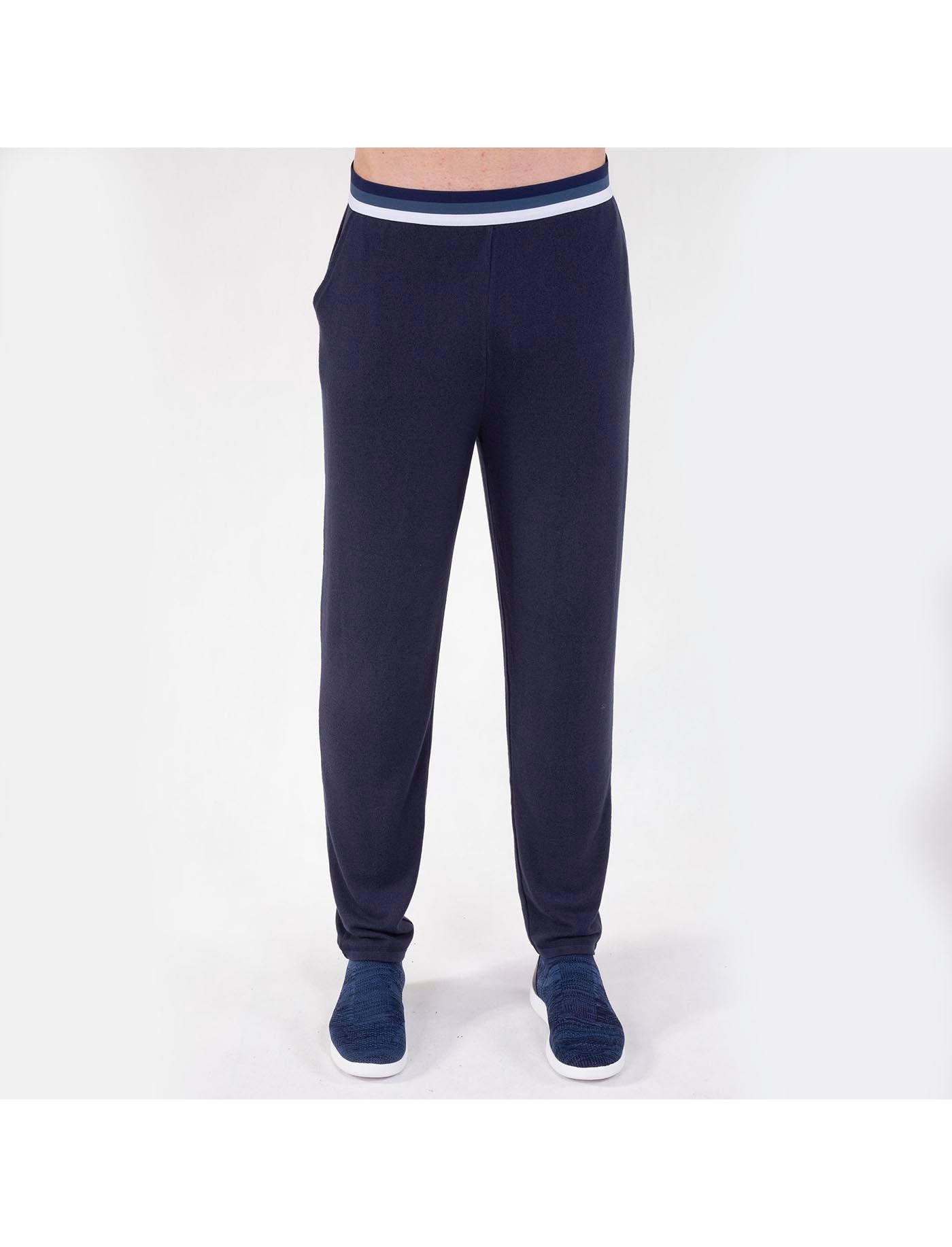 isotoner-pantalon-lastique-homme-marine image 6