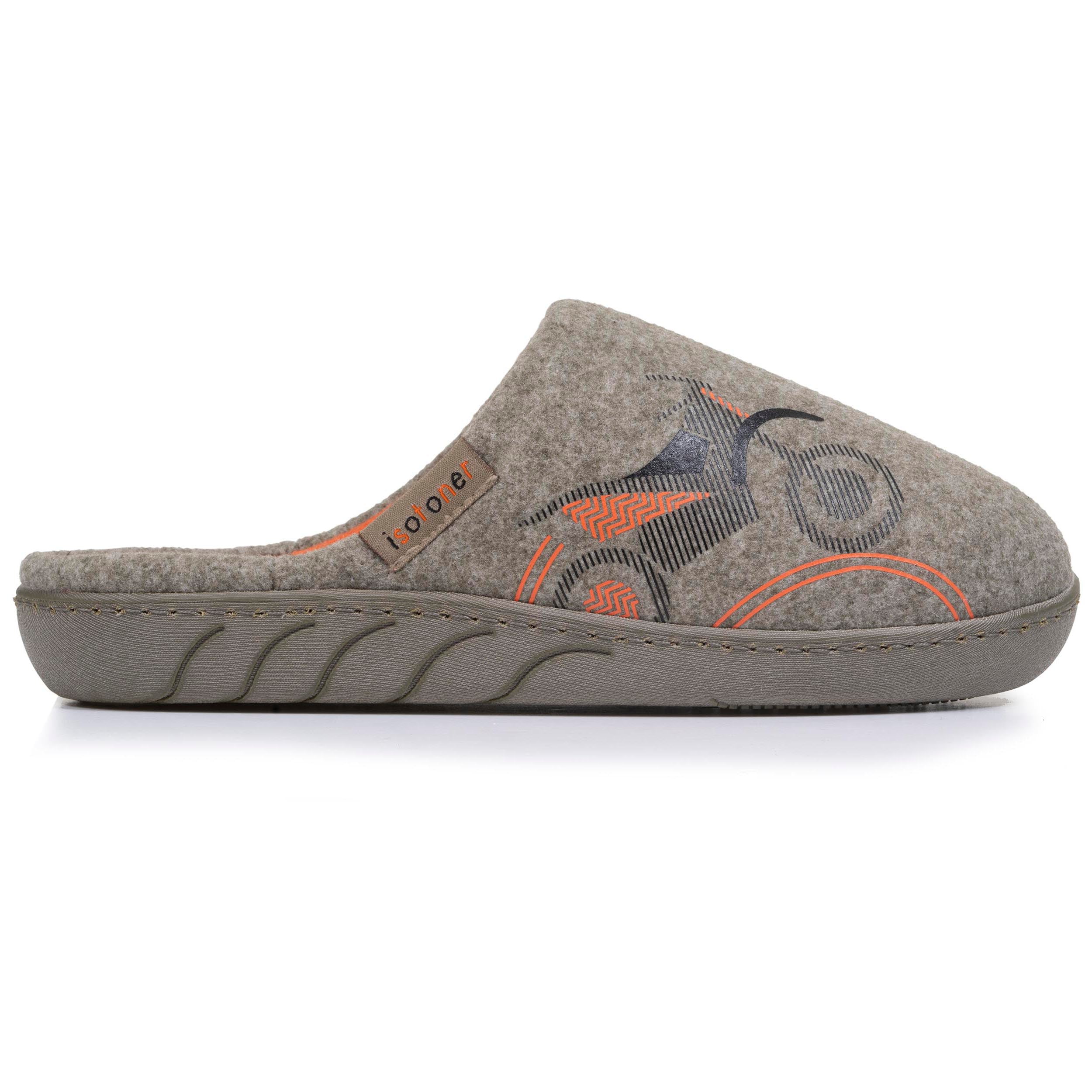 isotoner-chaussons-mules-junior-moto-kaki-chin-gar-on image 8