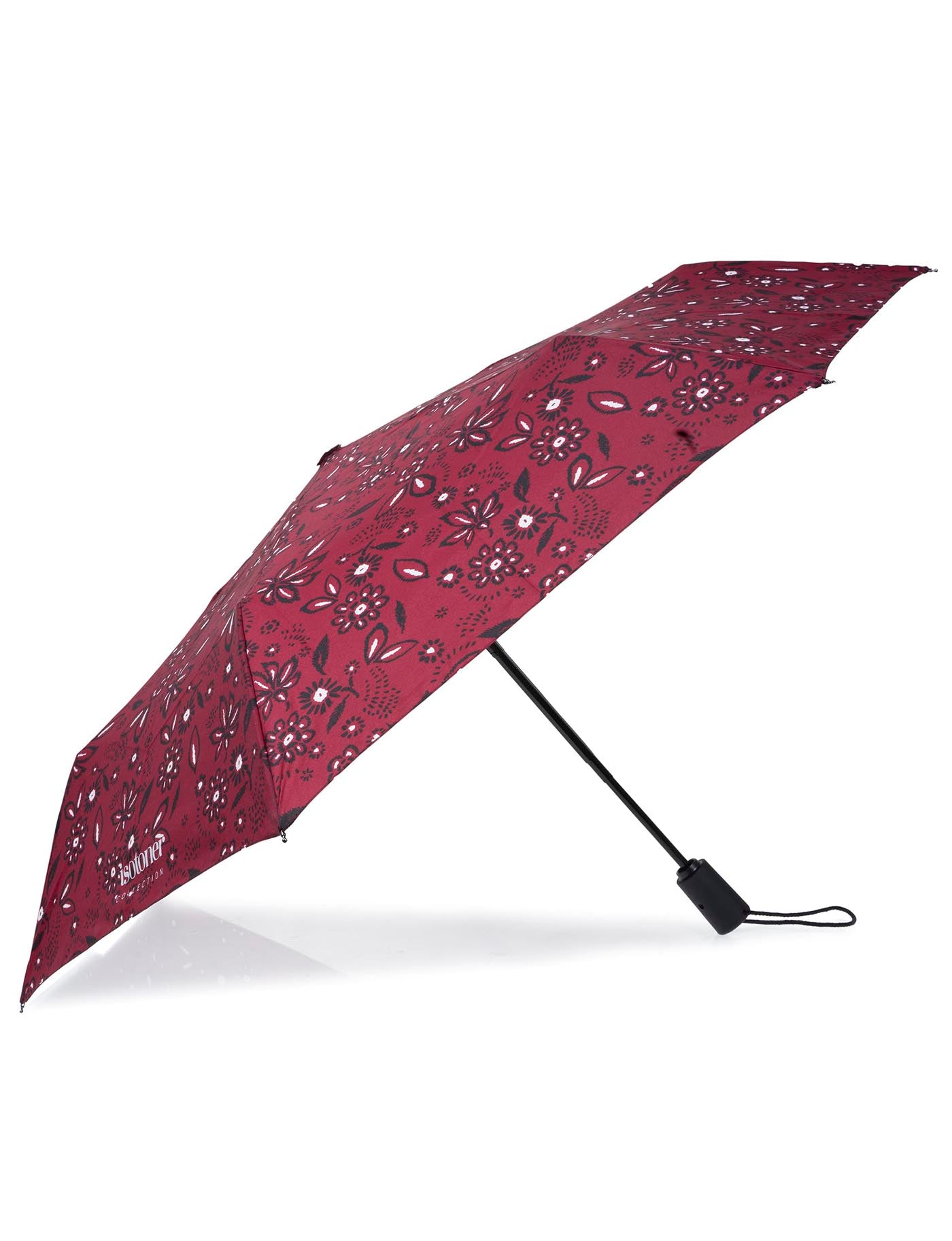 isotoner-parapluie-auto-bandana-bordeaux image 7