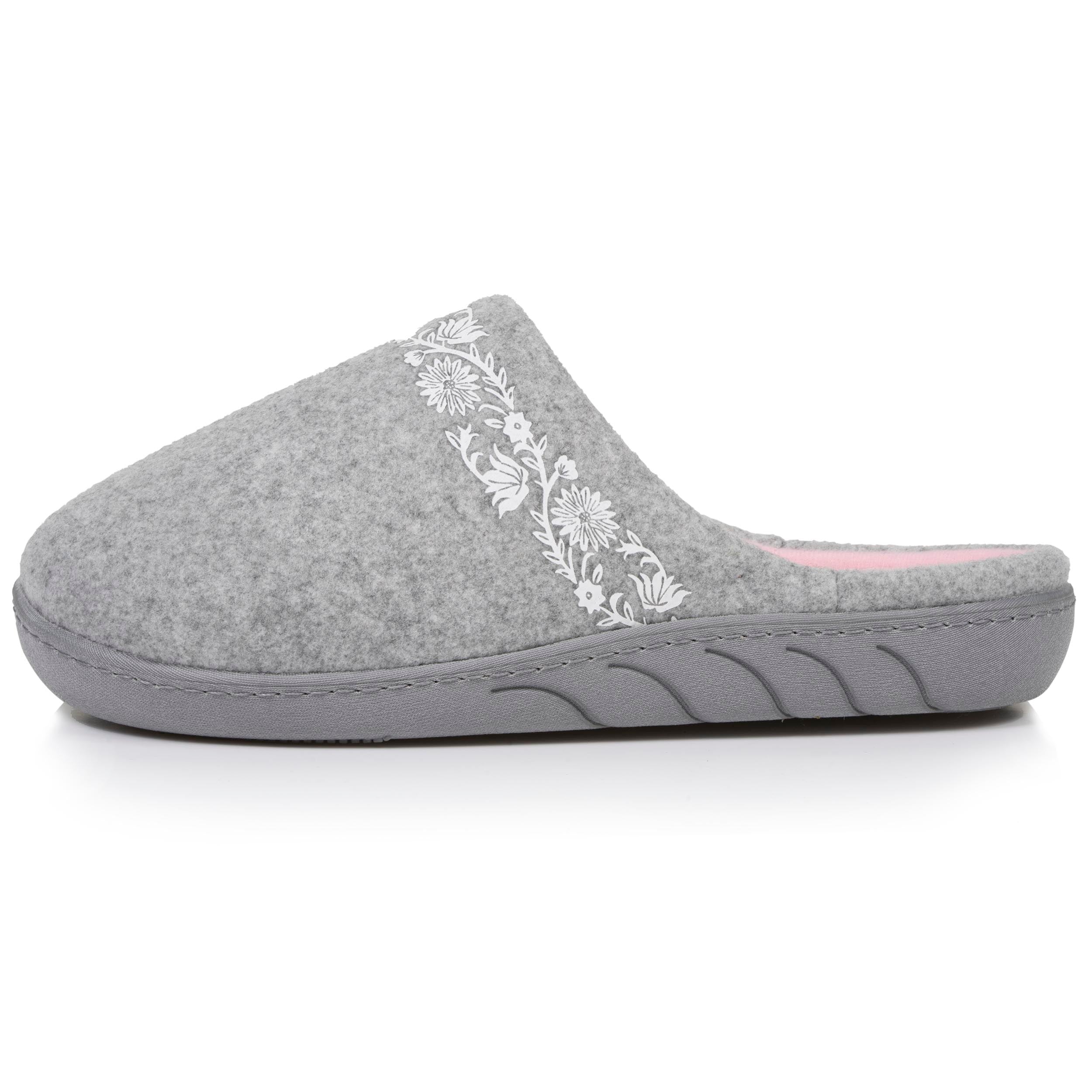 isotoner-chaussons-mules-junior-arabesques-gris-chin image 3