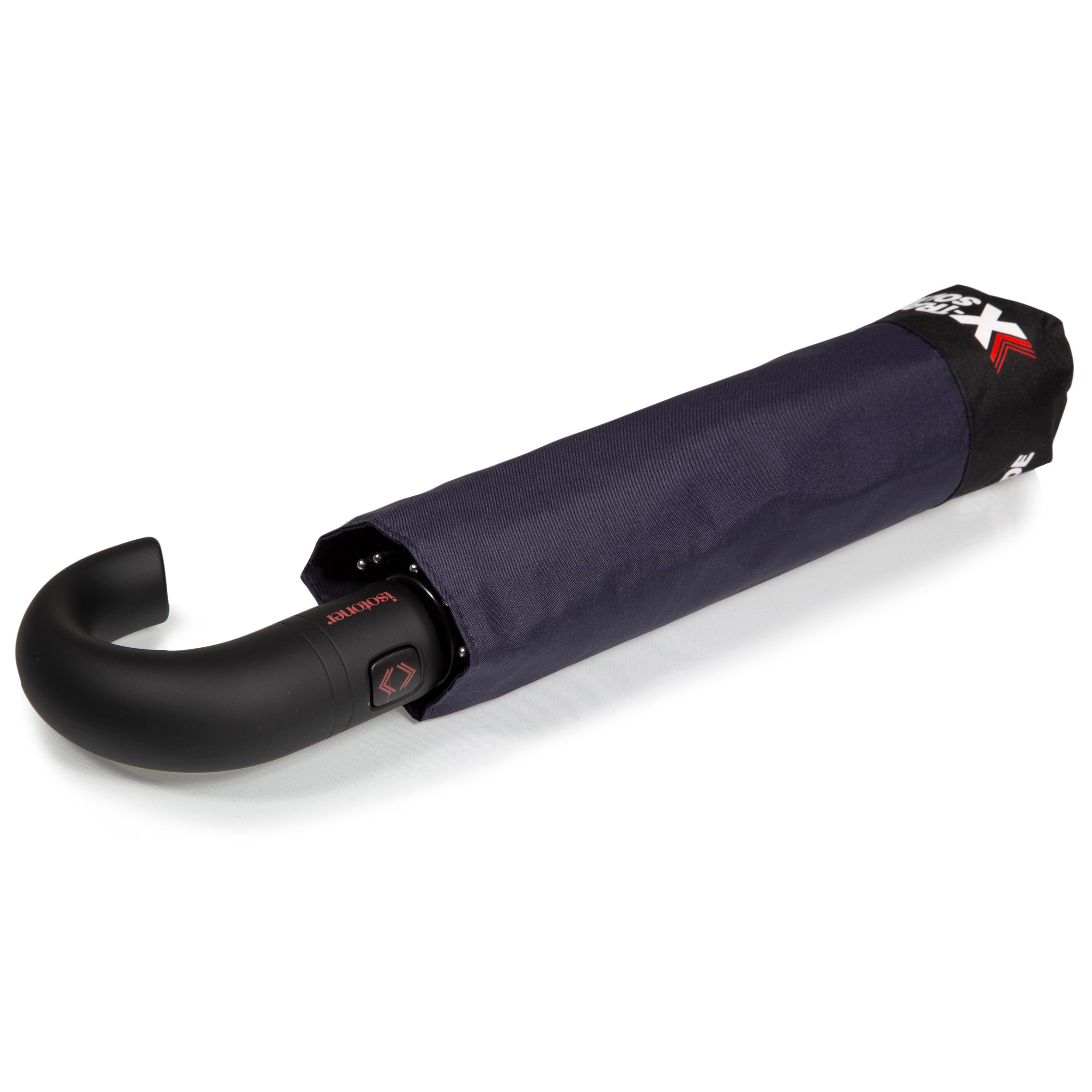 isotoner-parapluie-crook-x-tra-solide-marine image 1