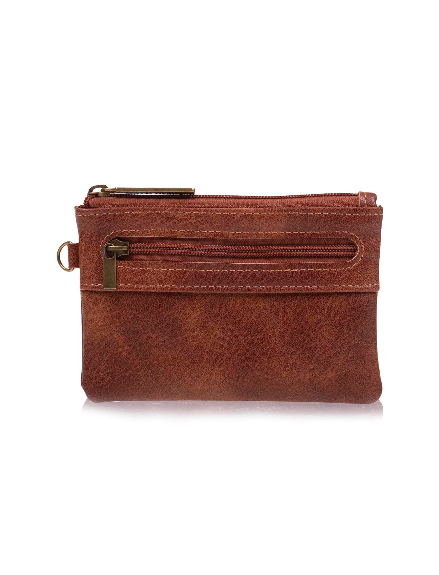isotoner-porte-monnaie-homme-zipp-camel-rfid-vintage-compact image 6