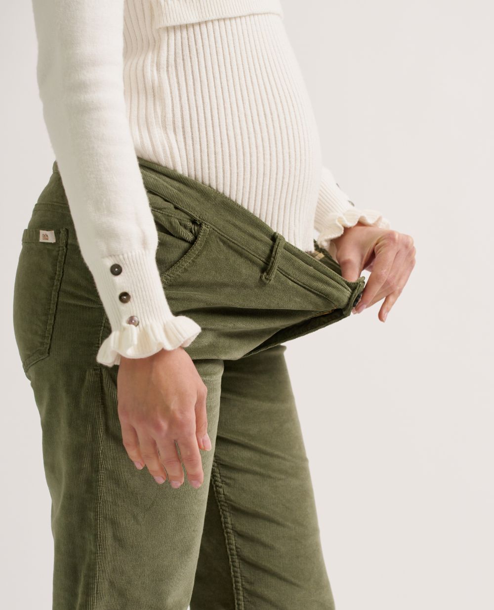 cache-c-ur-william-pantalon-droit-de-maternit-kaki image 6