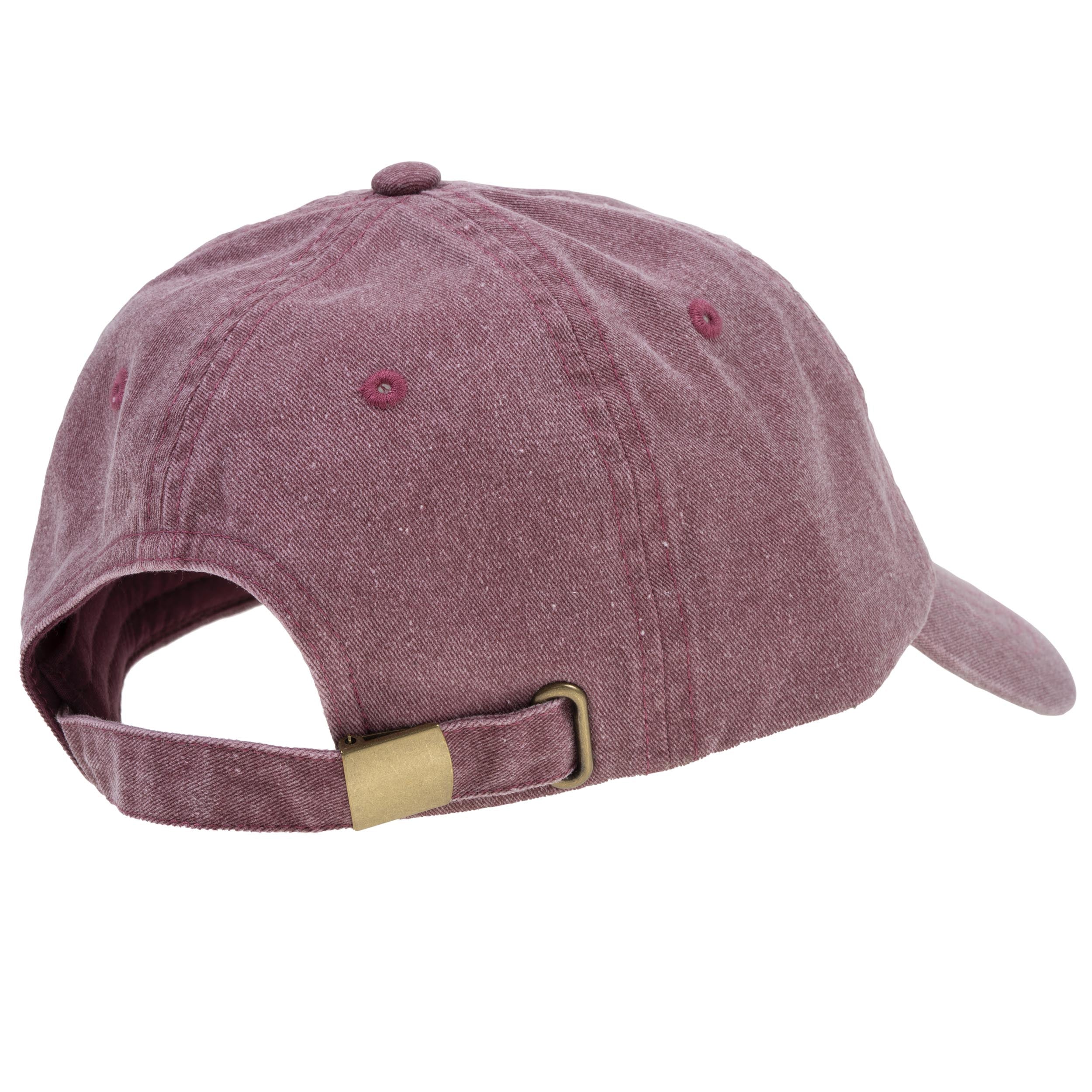 isotoner-casquette-mixte-bordeaux-broderie-chill image 2
