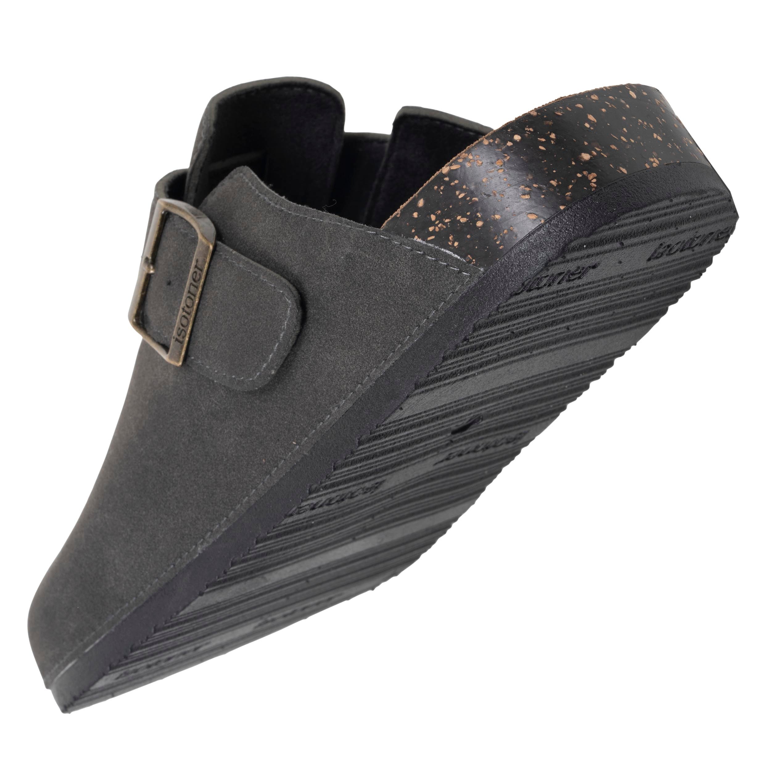 isotoner-mules-sabots-homme-gris-everywear image 5