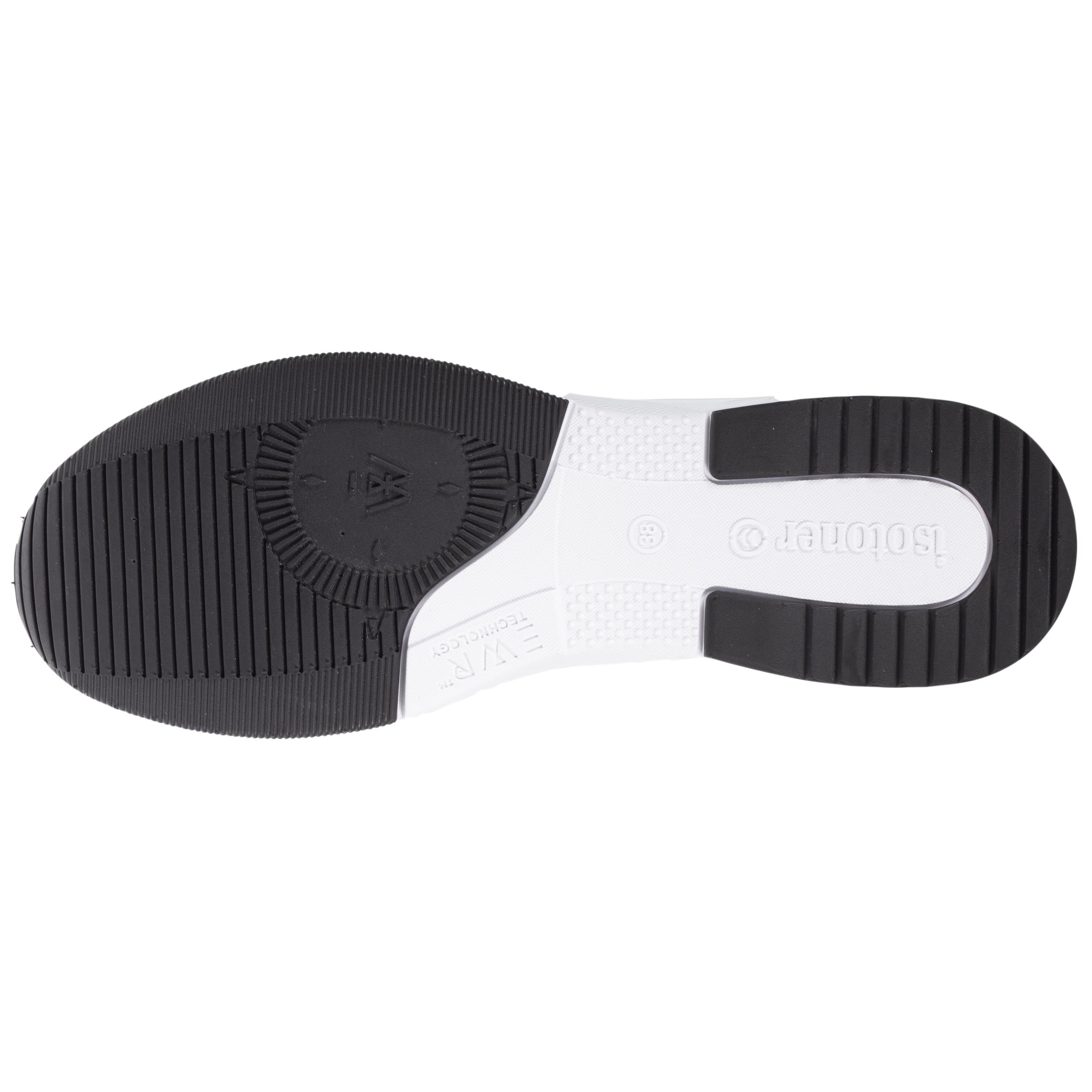 isotoner-baskets-confort-femme-slip-on-lacets-blanc image 5