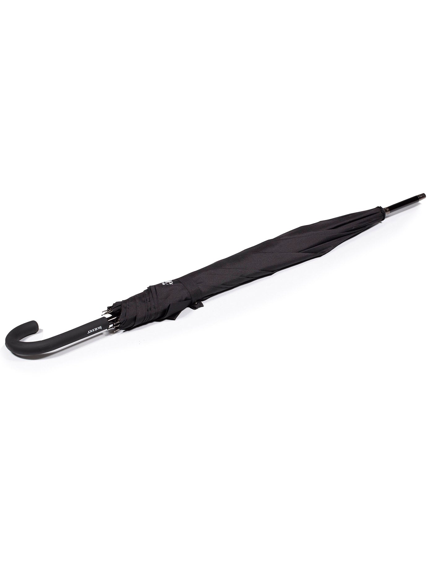 isotoner-parapluie-canne-auto-8-baleines-noir-ultra-d-perlant-recycl image 6