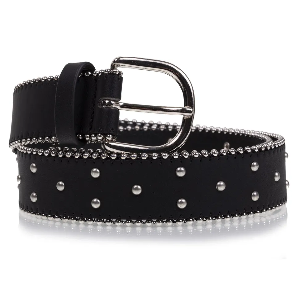 isotoner-ceinture-femme-d-tails-clous-noire image 1