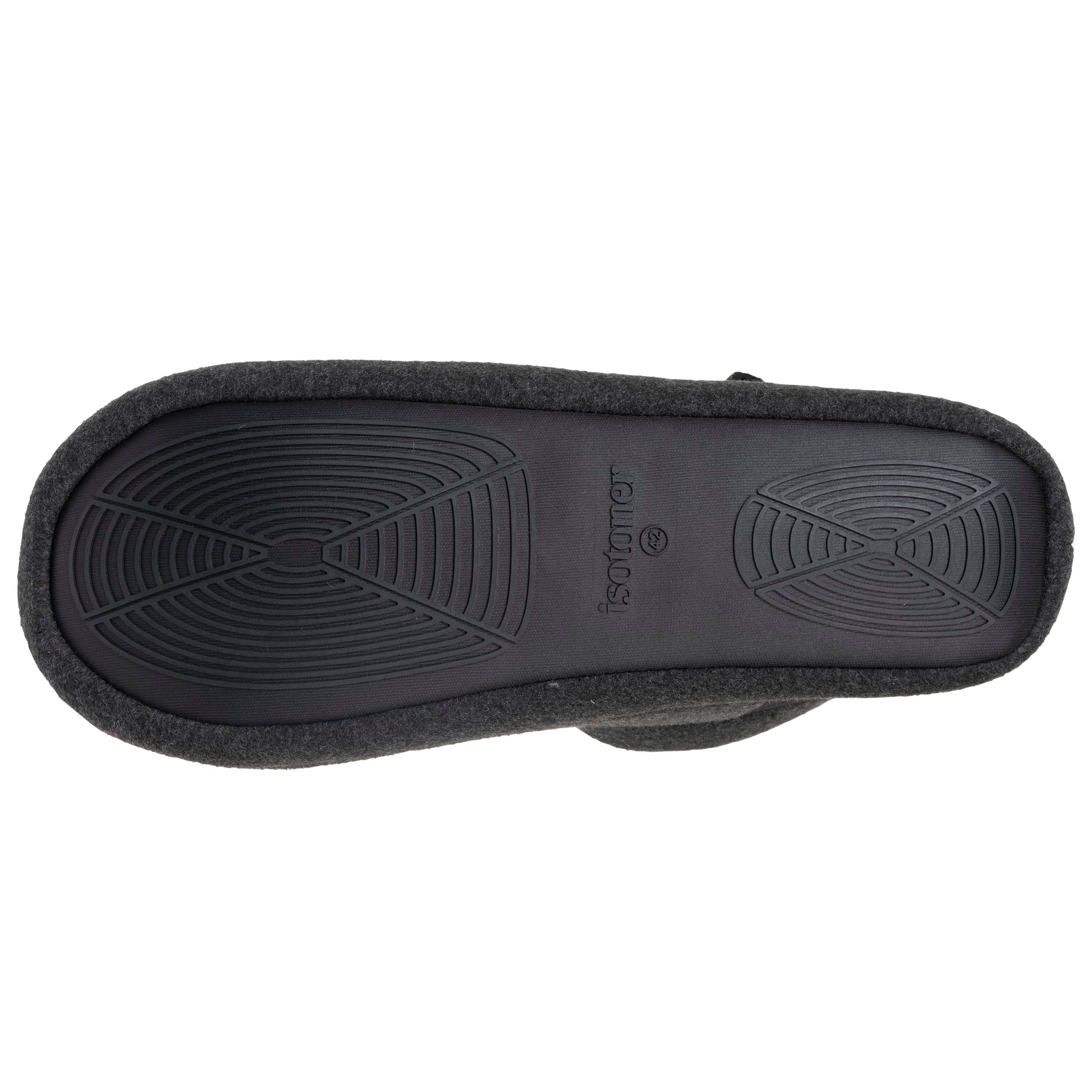 isotoner-chaussons-bottillons-homme-gris-chin-fonc image 4