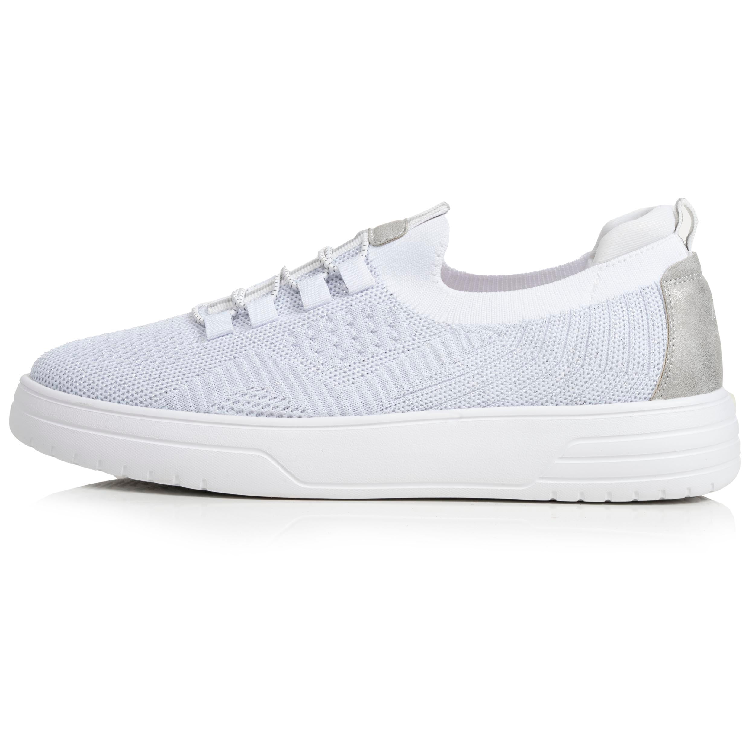 isotoner-baskets-slip-on-plateforme-femme-blanc-everywear image 3