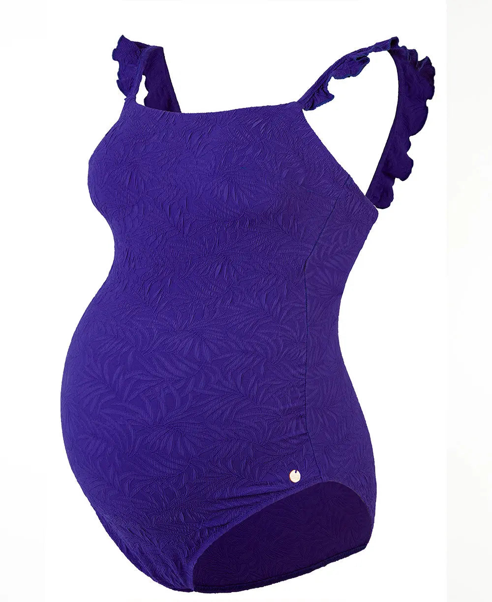 cache-c-ur-maillot-de-bain-de-grossesse-une-pi-ce-maldives-violet image 1