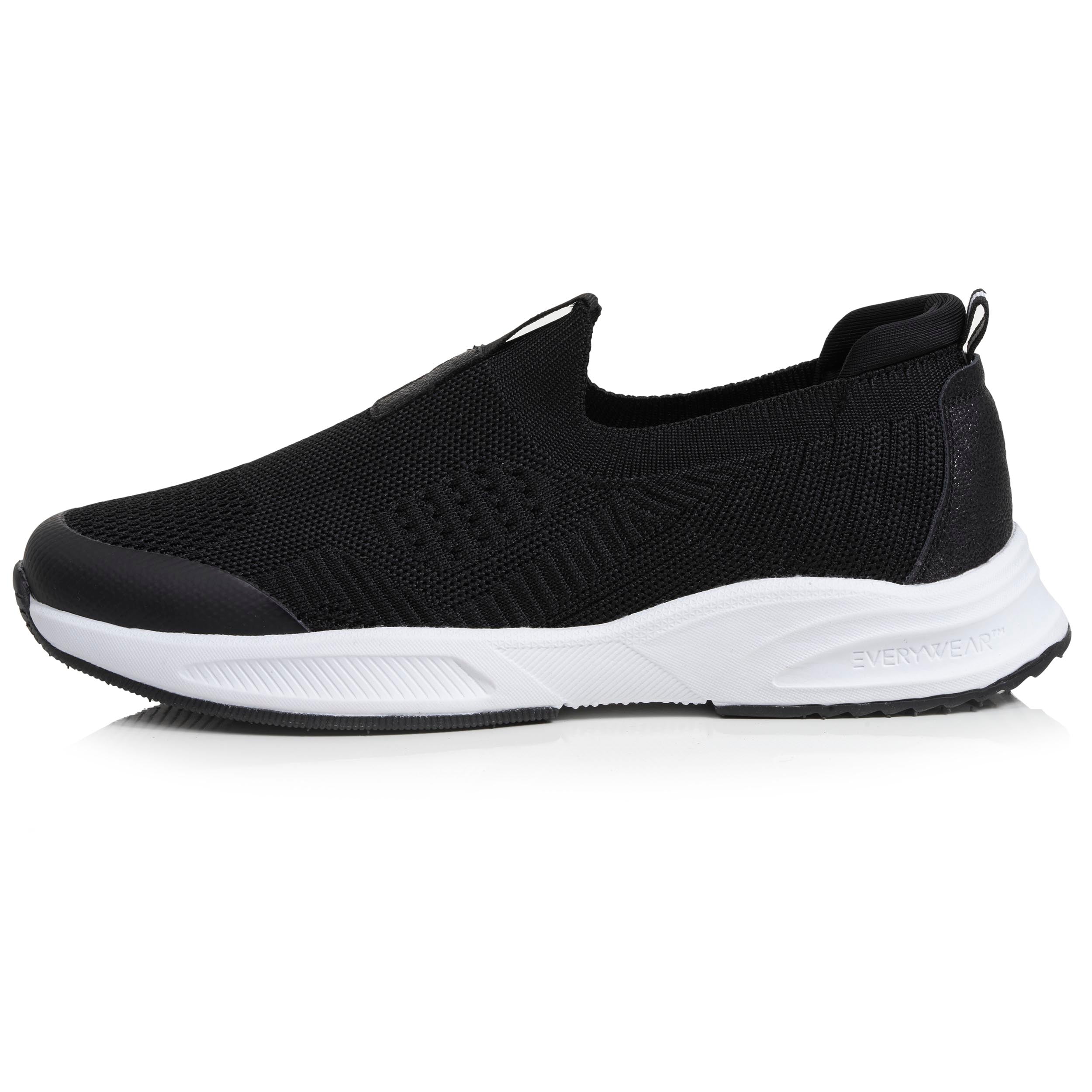 isotoner-baskets-femme-slip-on-sport-noir-lurex image 3