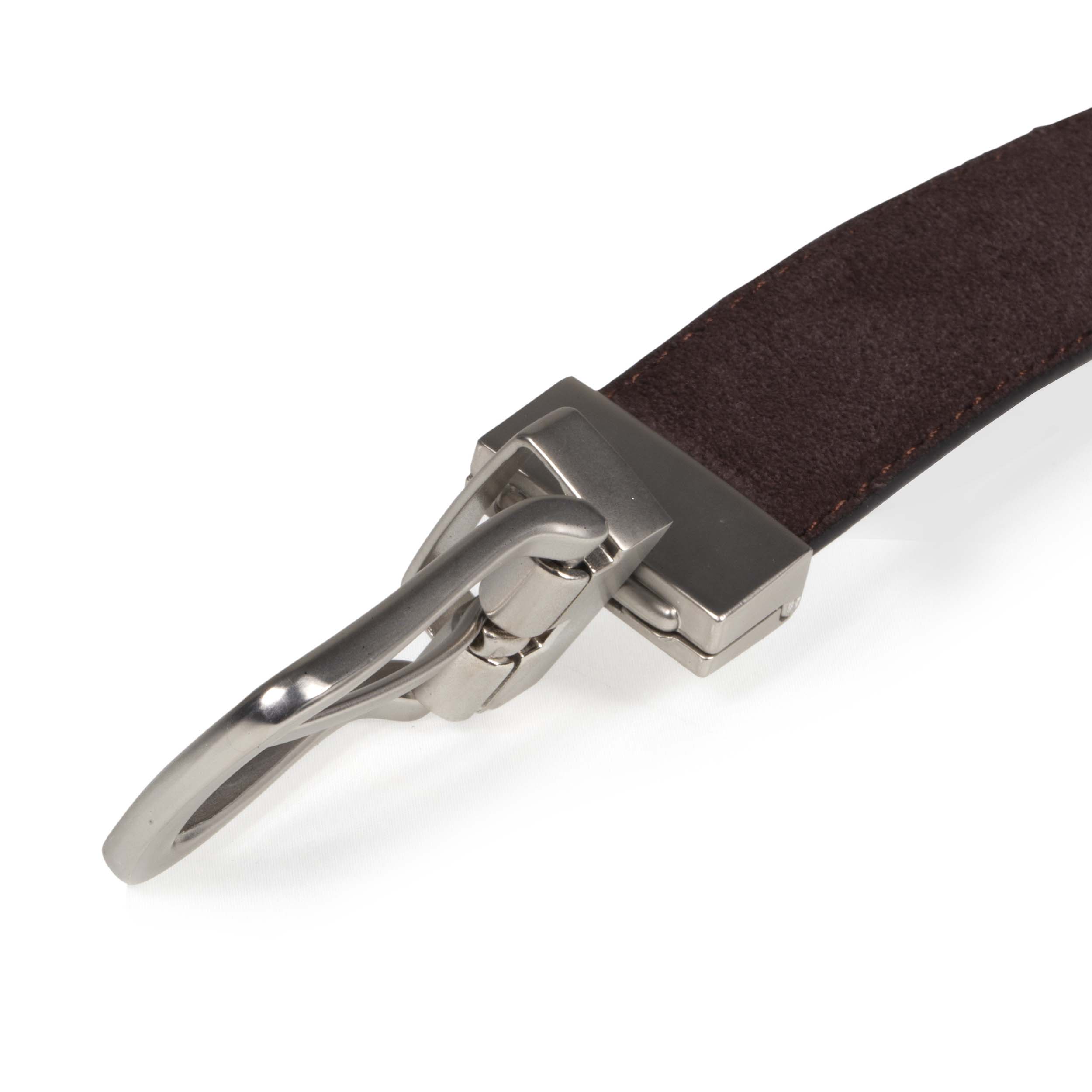 isotoner-ceinture-homme-2-en-1-noir-marron-3-cm image 4