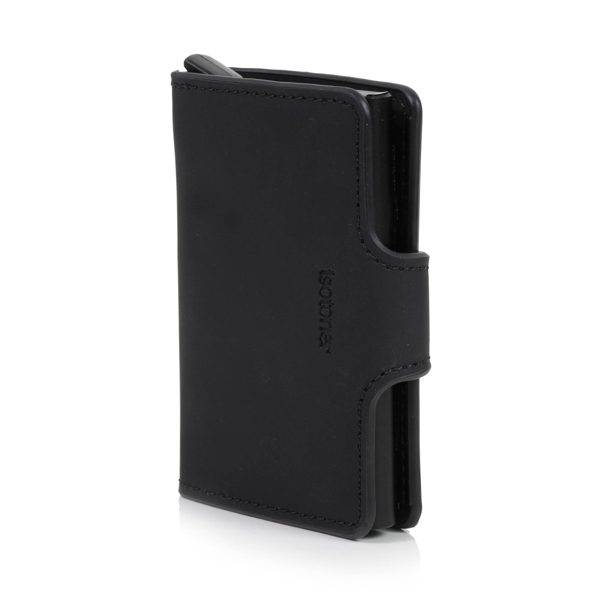 isotoner-porte-cartes-m-tallique-mixte-noir-rfid image 2