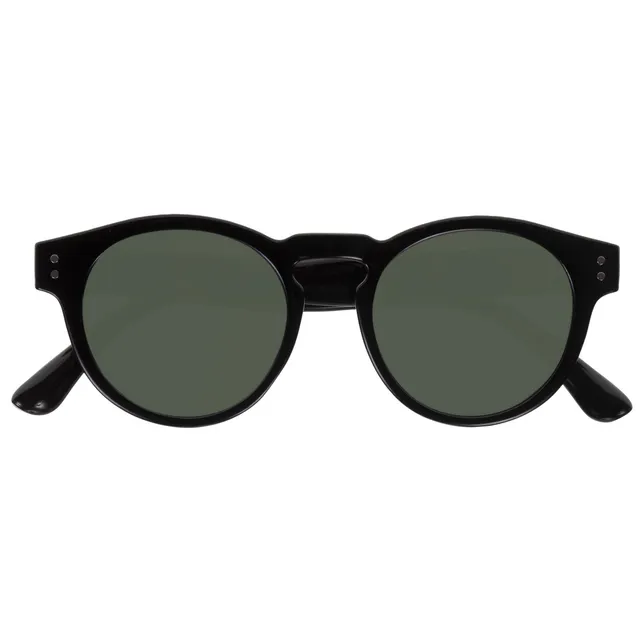 isotoner-lunettes-de-soleil-mixte-rondes-noir image 1