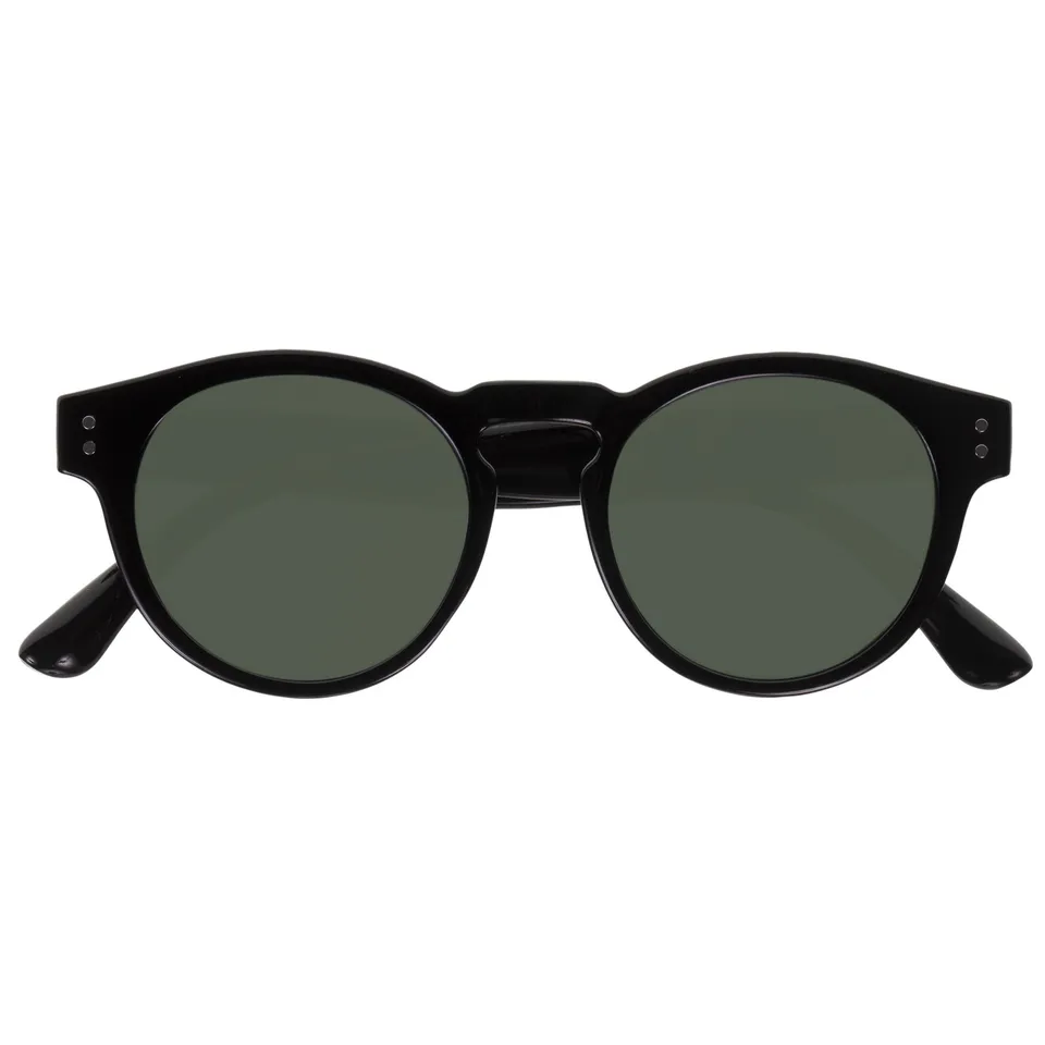 isotoner-lunettes-de-soleil-mixte-rondes-noir image 1
