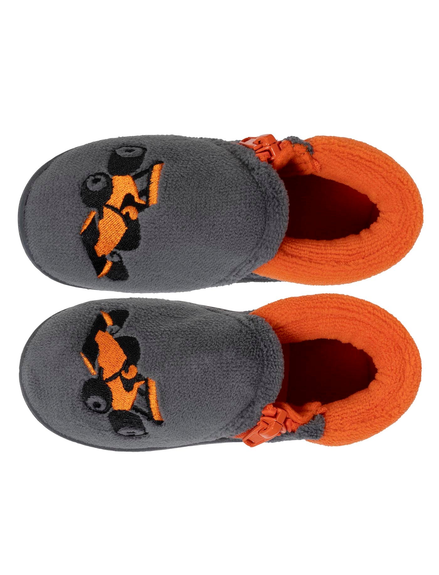 isotoner-chaussons-bottillons-zip-enfant-gris-voiture image 7
