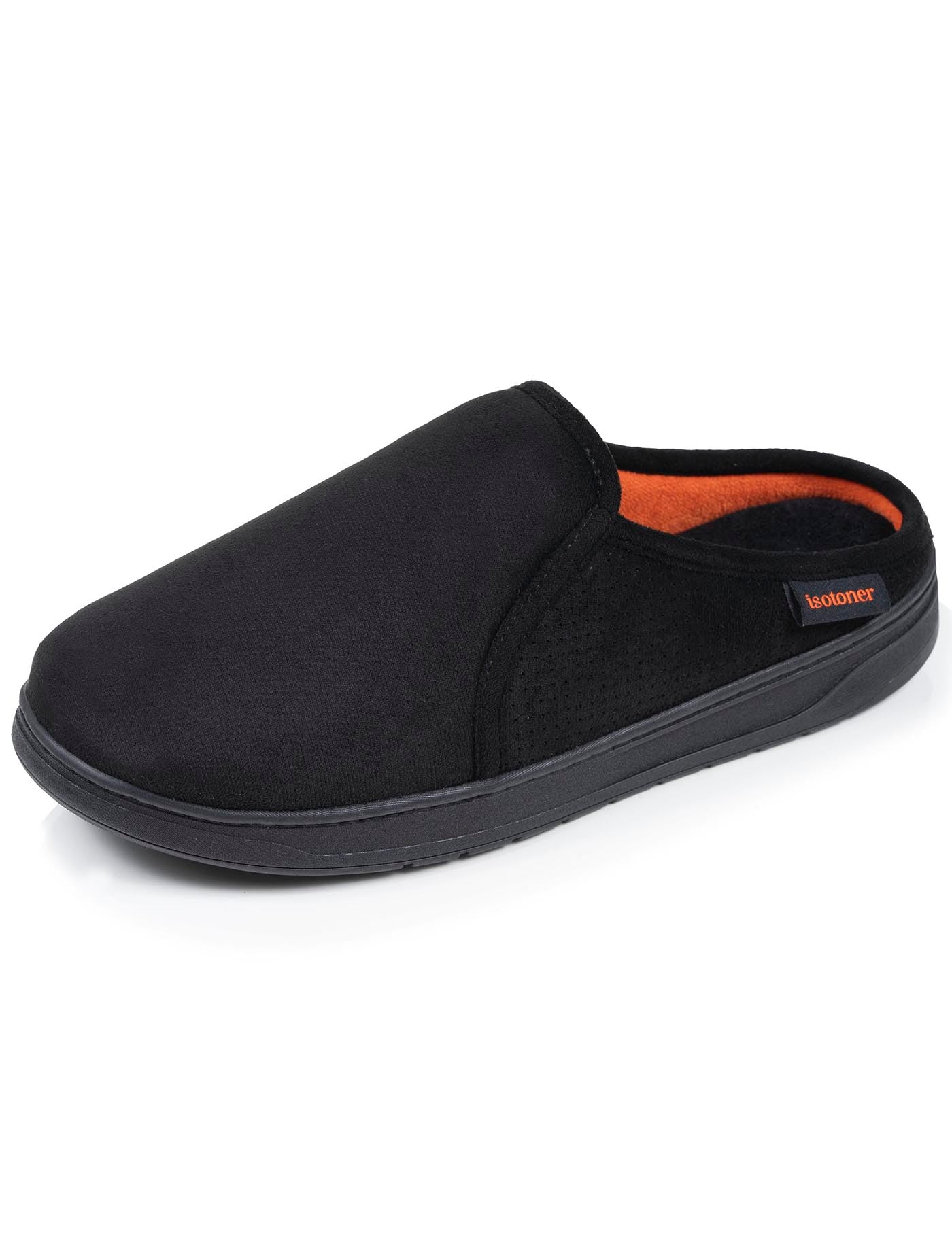 isotoner-chaussons-mules-homme-noir-perfor-es-su-dine-semelle-sport image 6
