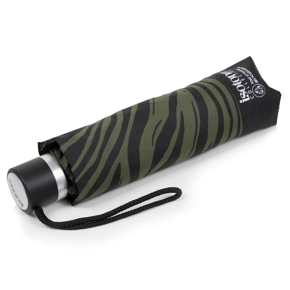 isotoner-parapluie-z-bre-kaki image 1