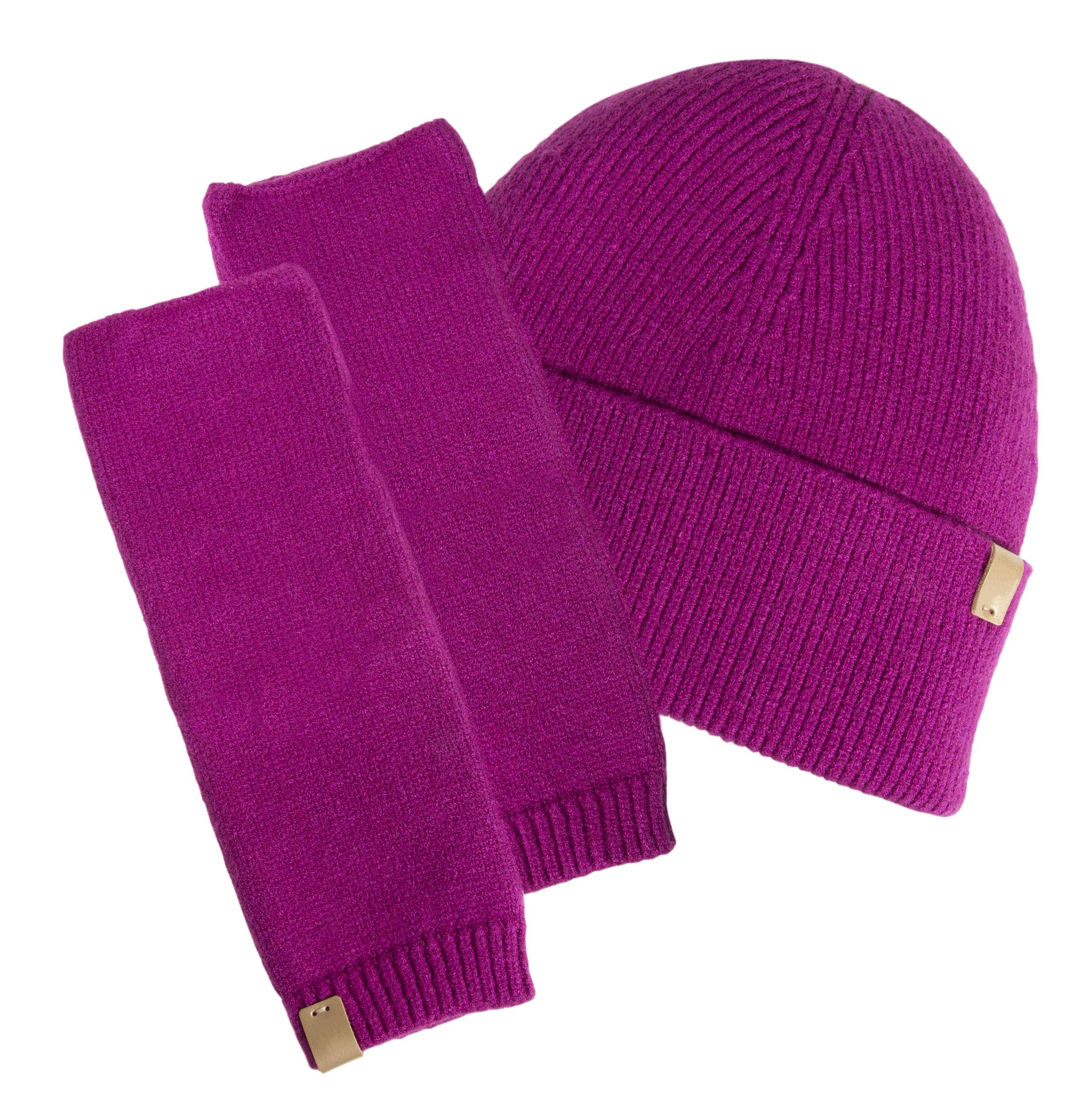 isotoner-bonnet-femme-ultra-doux-groseille image 3