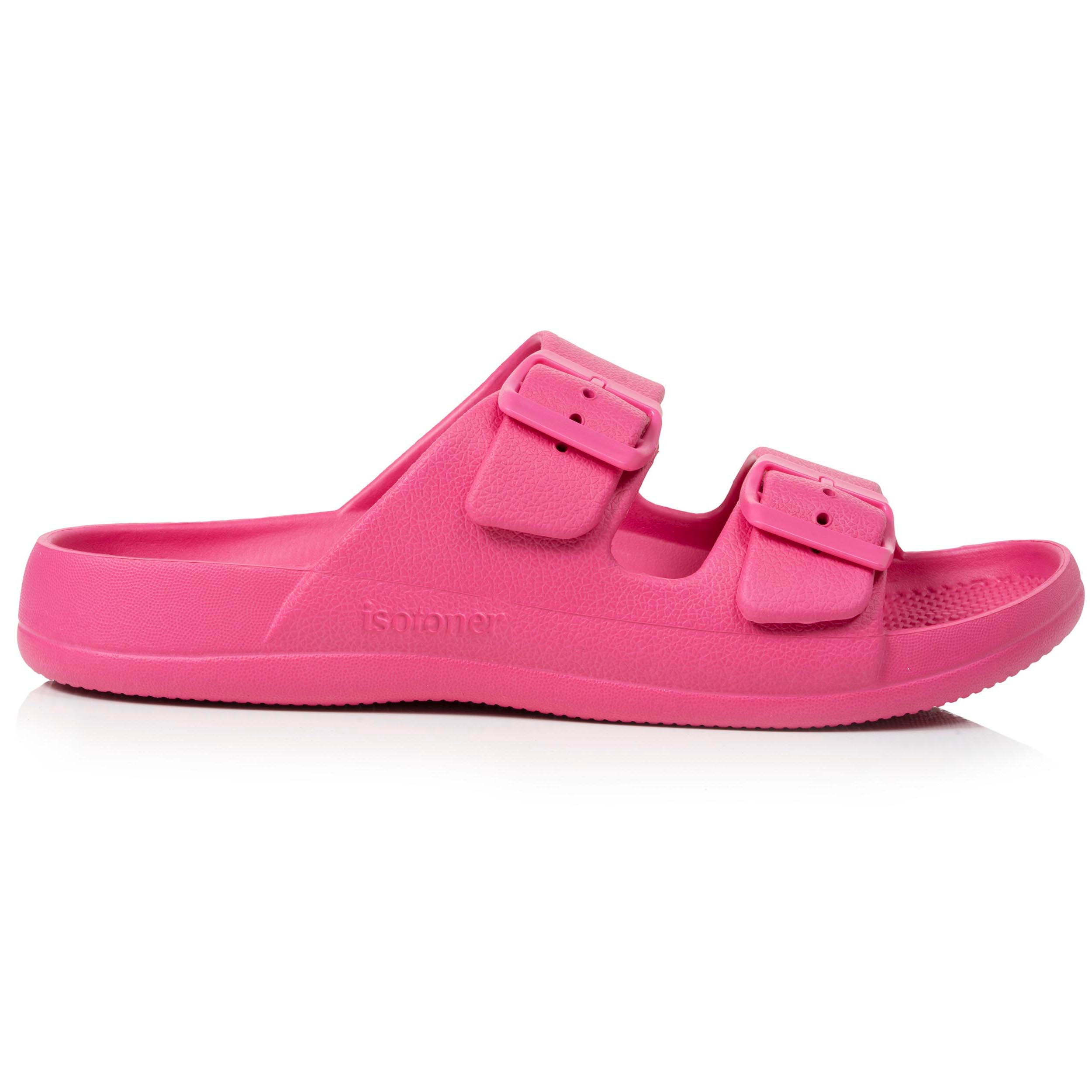isotoner-mules-claquettes-femme-ajustables-rose-everywear image 8