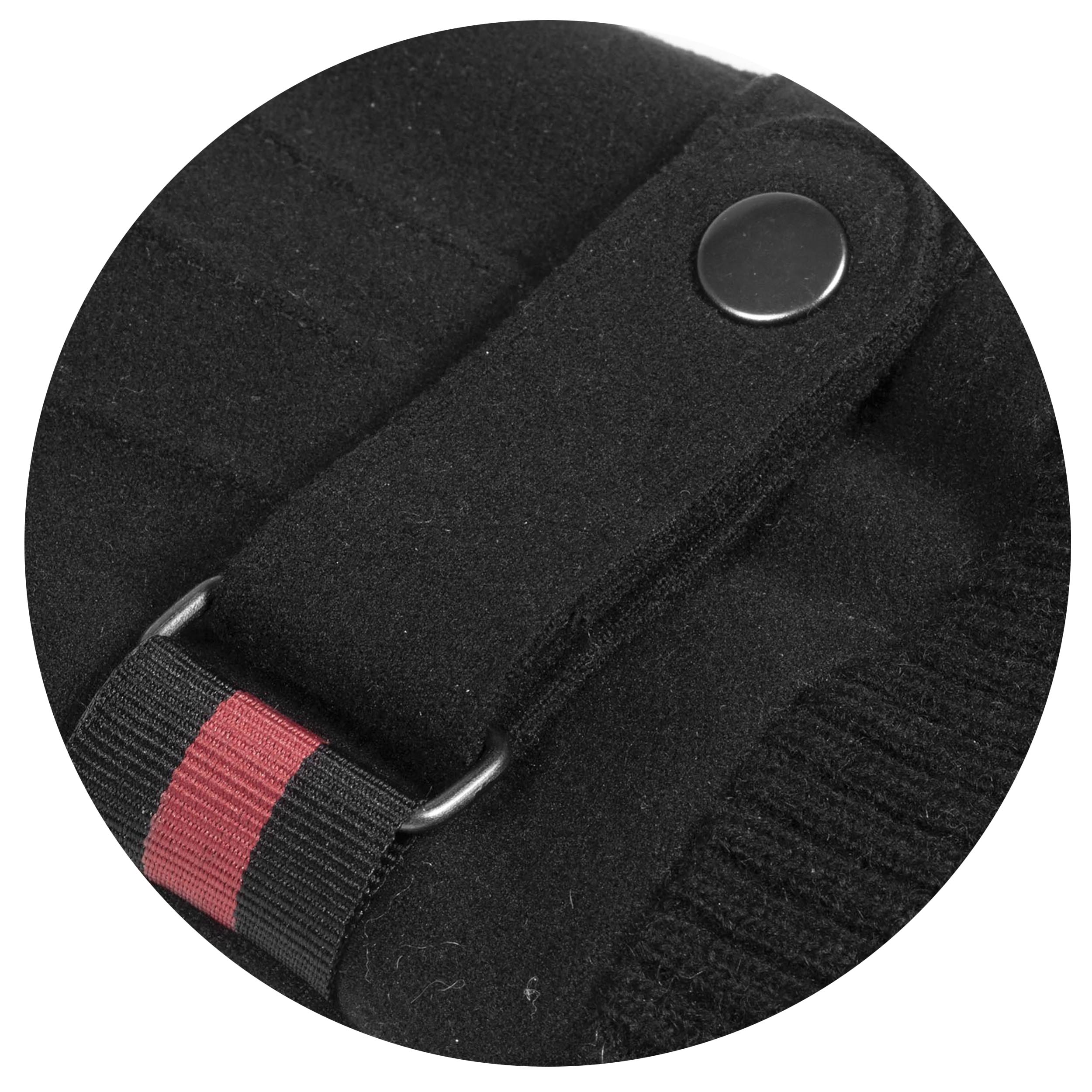 isotoner-gants-homme-tissu-microfibre-noir-tactiles-smartouch image 2