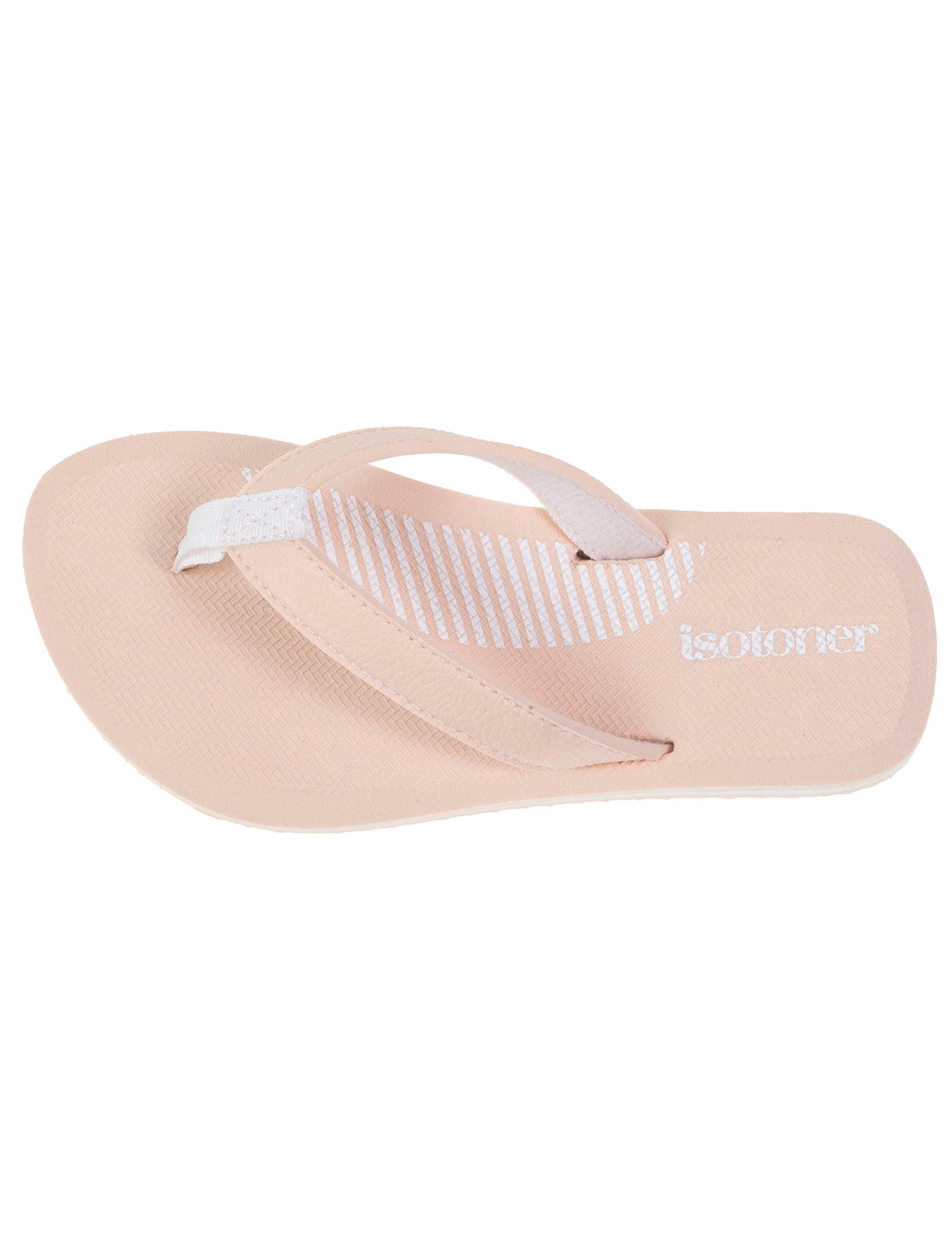 isotoner-yoga-tongs-femme-bicolore-beige-soutien-vo-te image 7