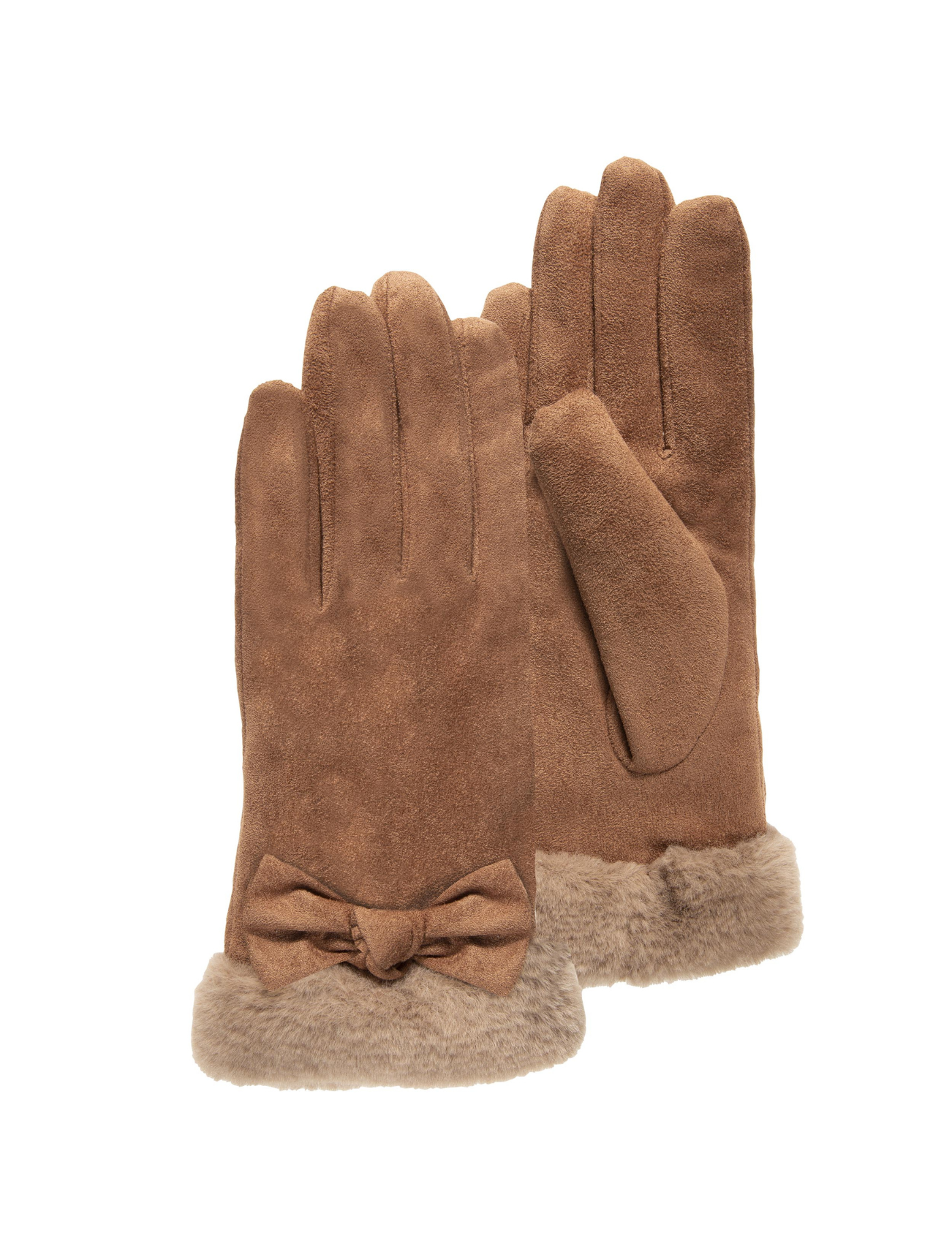 isotoner-gants-femme-ultra-chaud-tactiles-camel image 6