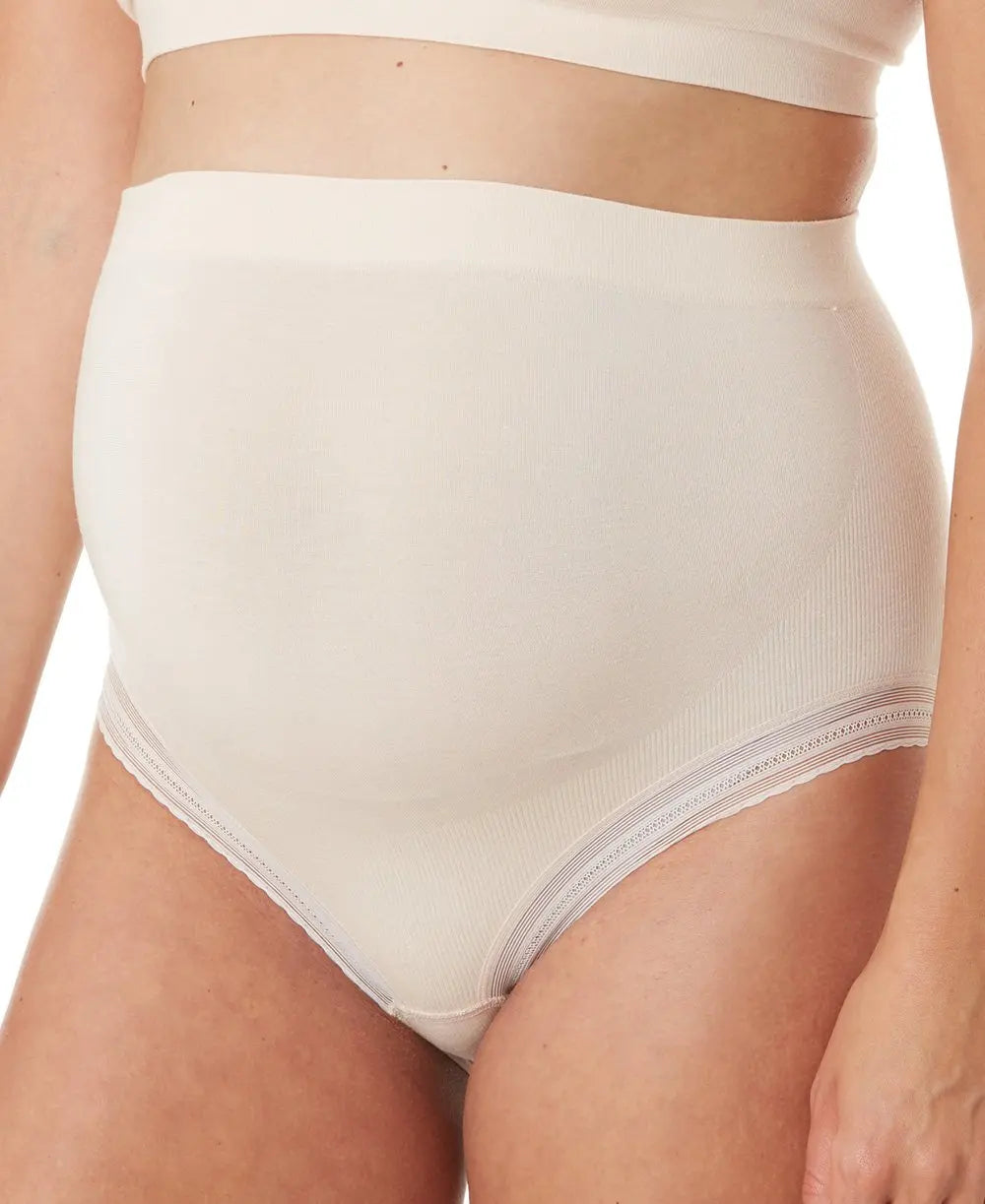 cache-c-ur-maxi-culotte-de-grossesse-sans-couture-milk-blush image 3