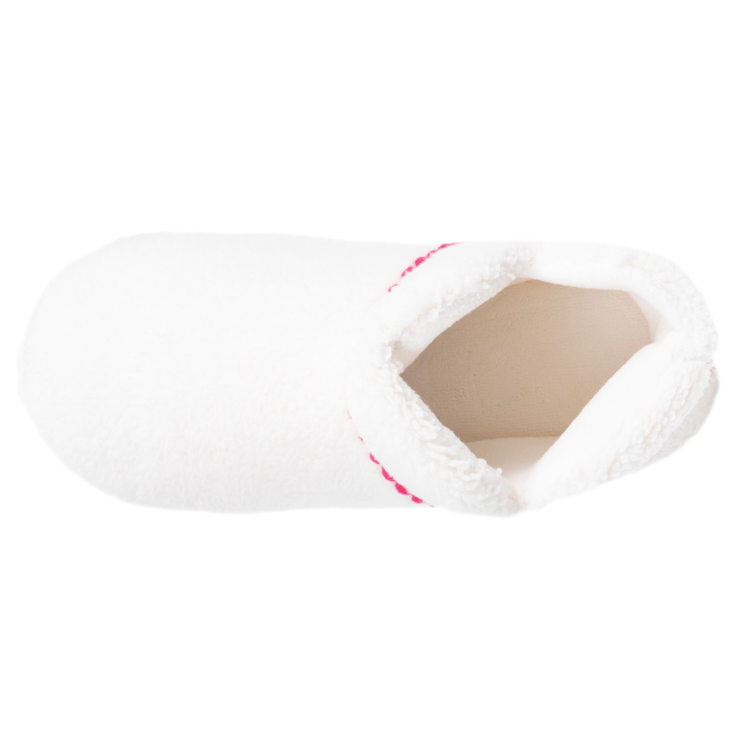 isotoner-chaussons-bottillons-femme-sherpa-lama-ivoire image 2