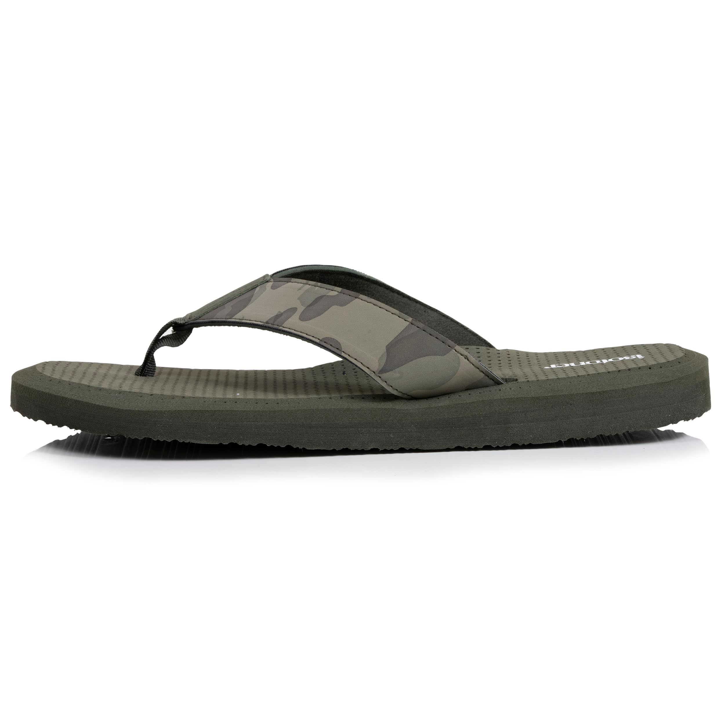 isotoner-tongs-homme-sport-camouflage-kaki image 4