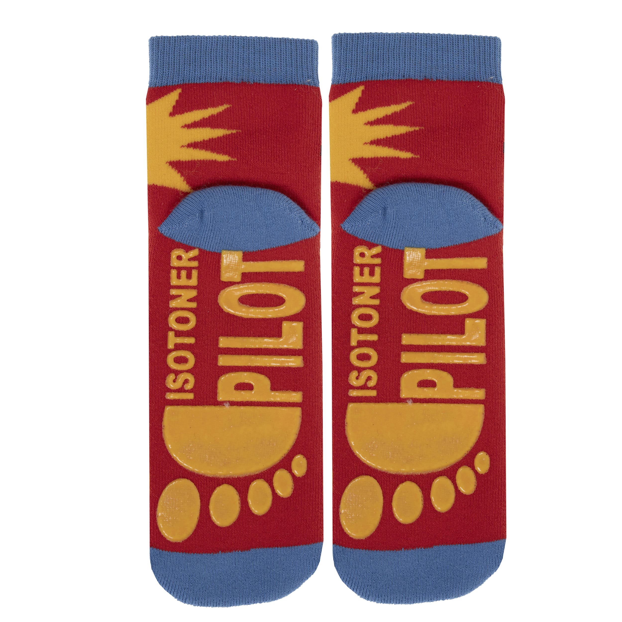isotoner-chaussettes-antid-rapantes-enfant-rouge-5-8-ans-motif-voiture image 3