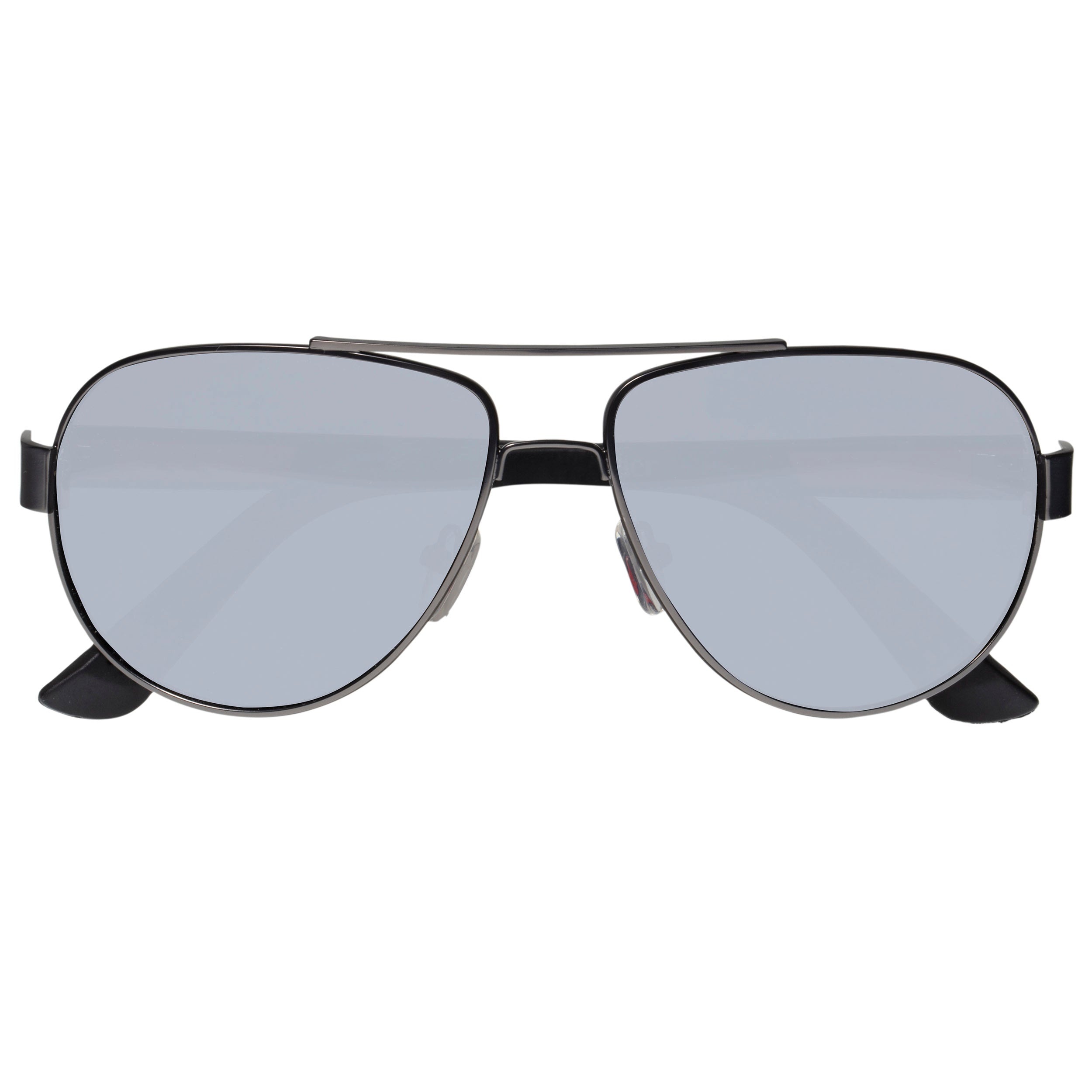 isotoner-lunettes-de-soleil-homme-noir-m-tallique-pilote-polaris image 1