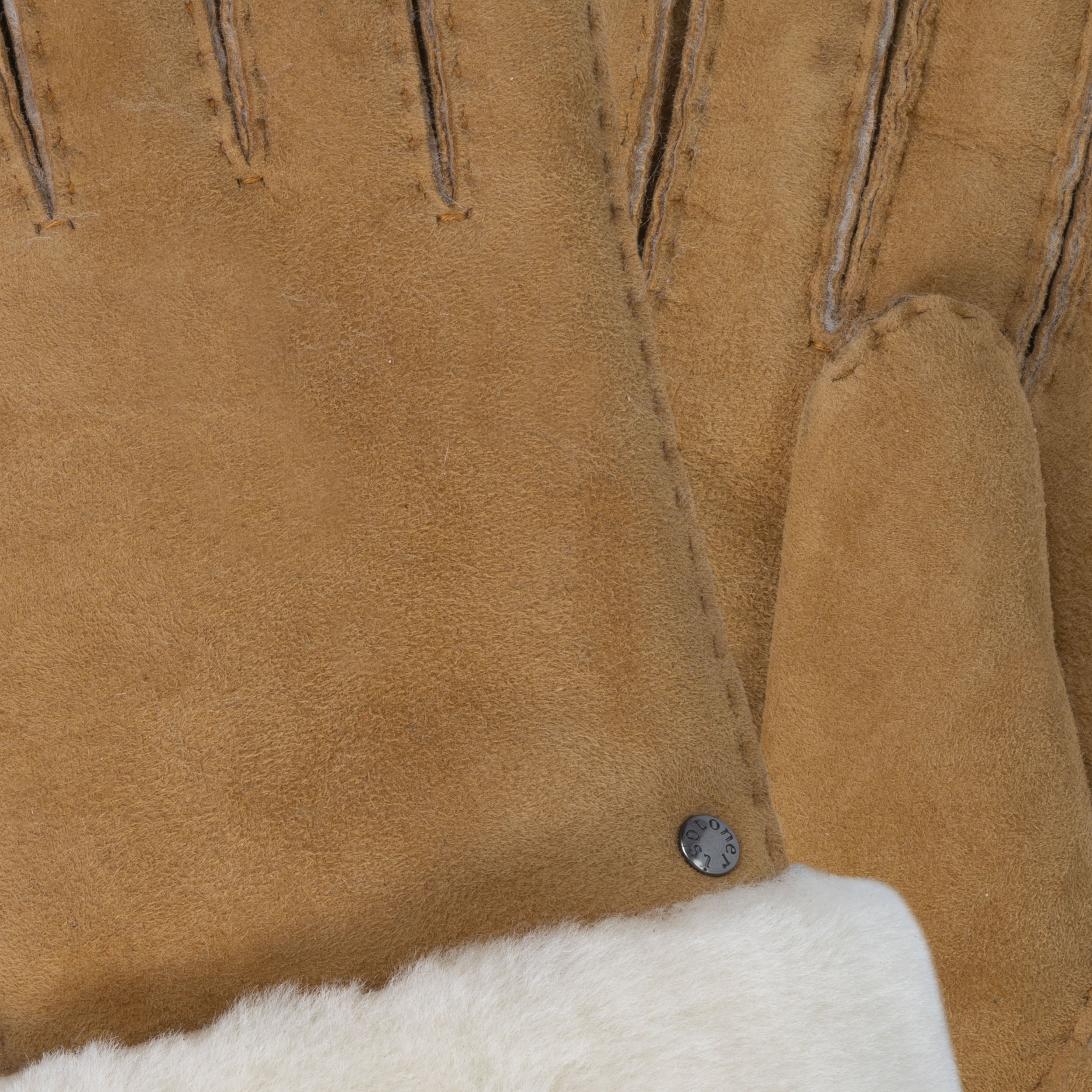 isotoner-gants-femme-cuir-chaud-caramel-doubl-s-laine image 3