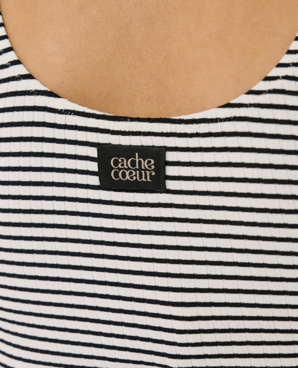 cache-c-ur-robe-beachwear-de-maternit-dinard-blanc-rayures image 7