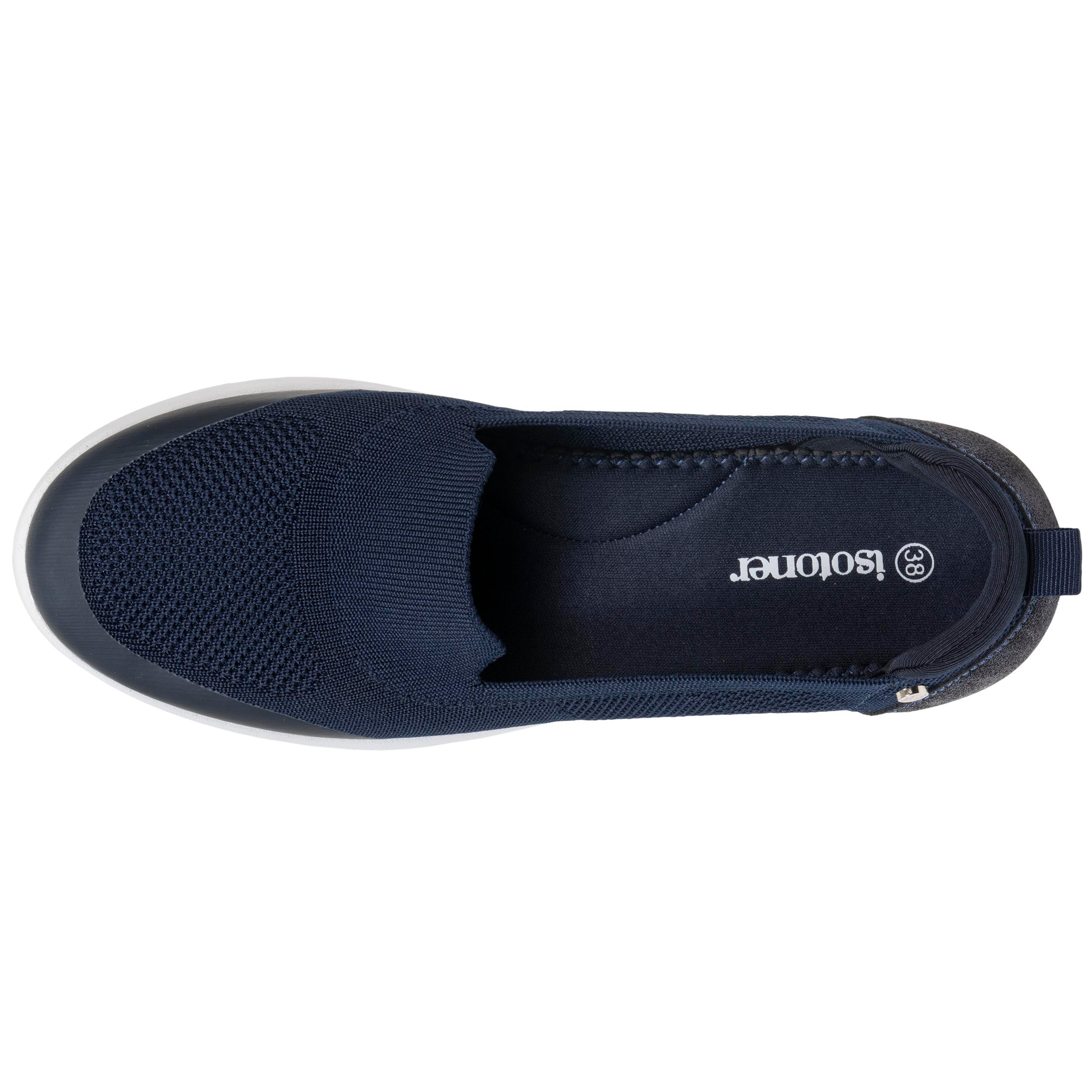 isotoner-ballerines-femme-slip-on-confort-marine image 3